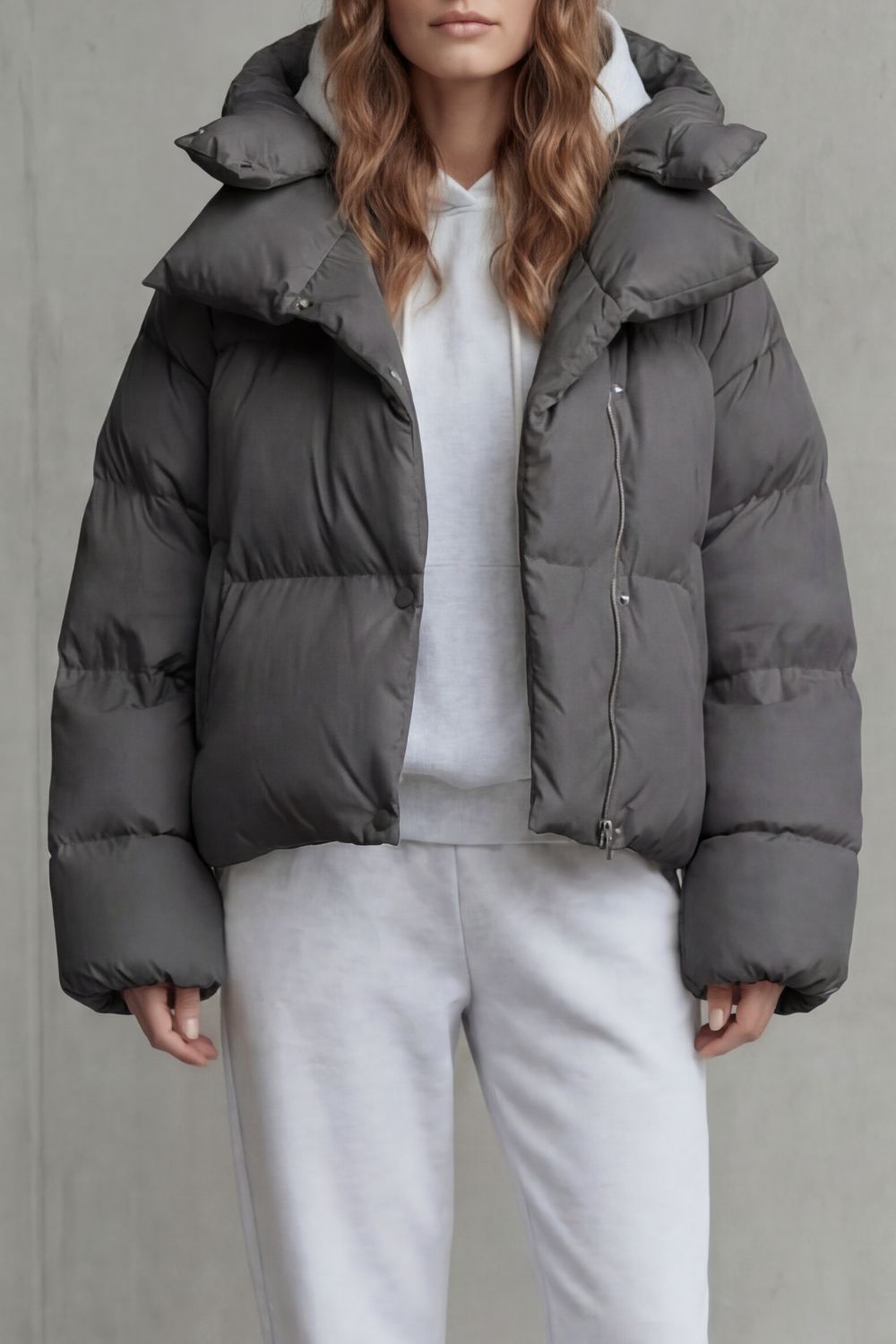 Women's Cloud-Soft Cropped Puffer Jacket - Elvéra