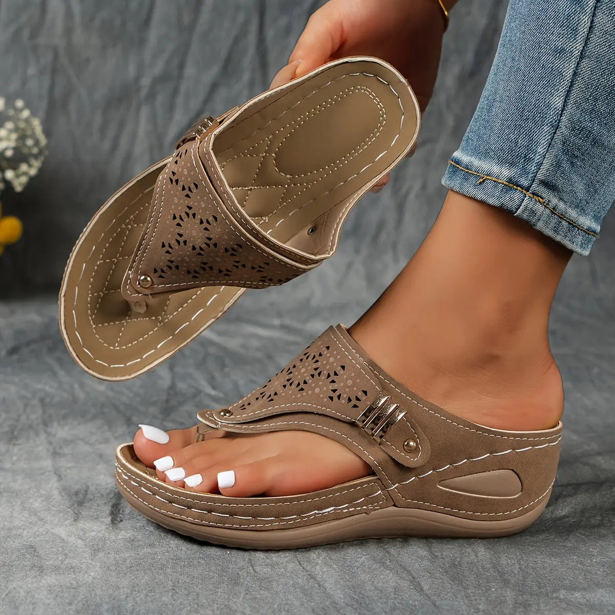 Women's Wedge Sandals - Élodie
