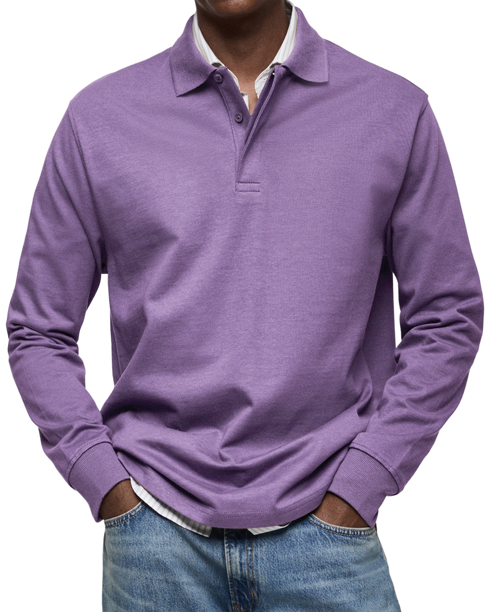 Andres - Luxury Long-Sleeve Polo