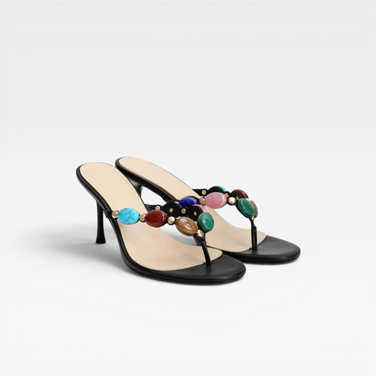 Women's Embellished Stiletto Mules – Evening Heels | Elmstead