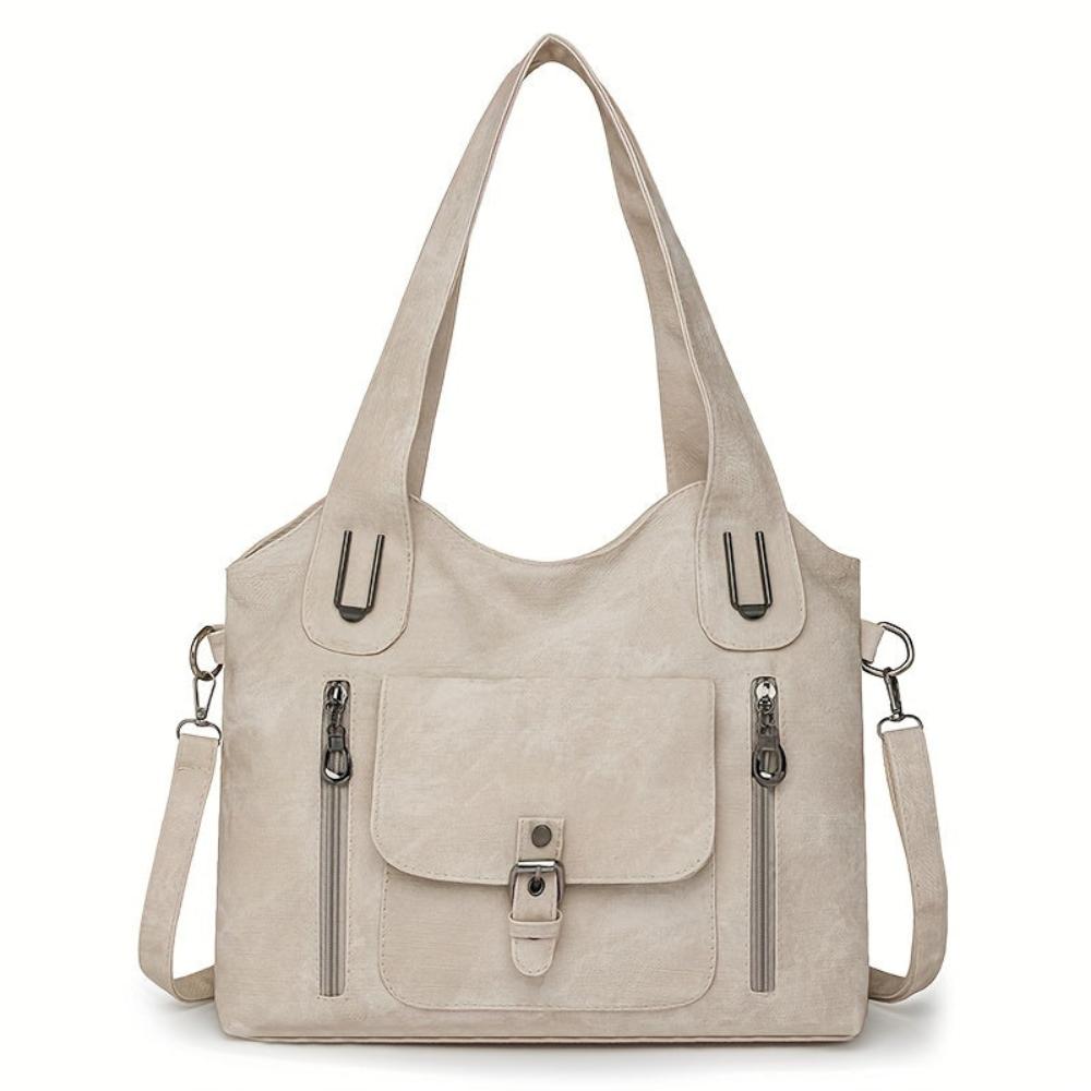 Women's Vegan Leather Shoulder Bag – Retro Style | Franka