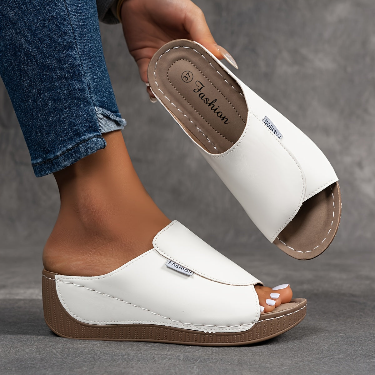 Women's Arch-Support Comfort Slide Sandals - Indy