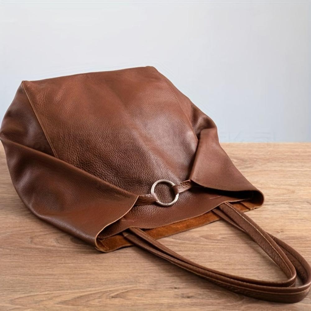 Oversized Vegan Leather Tote Bag | Dagmar