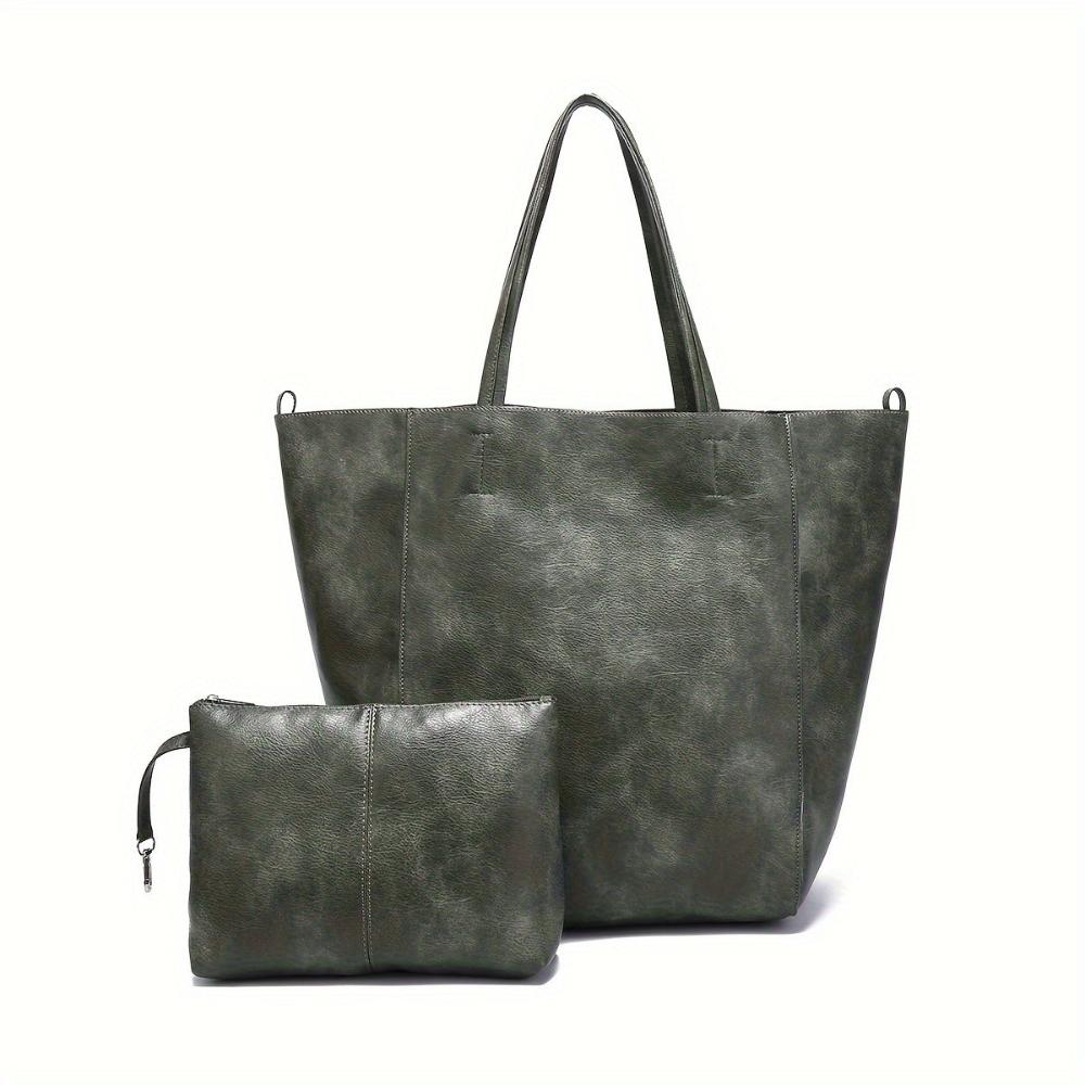 Oversized Vegan Leather Tote Bag | Dagmar