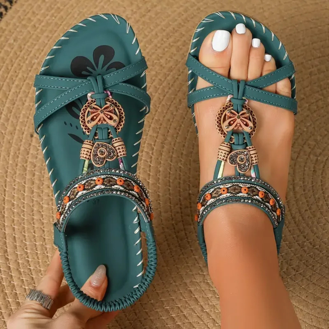 Women's Ibiza-Inspired Orthopedic Comfort Sandals - Nada