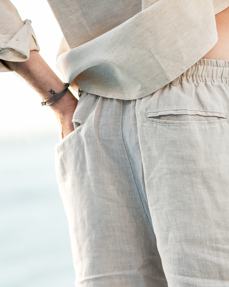 Blanca - Premium Linen Shorts