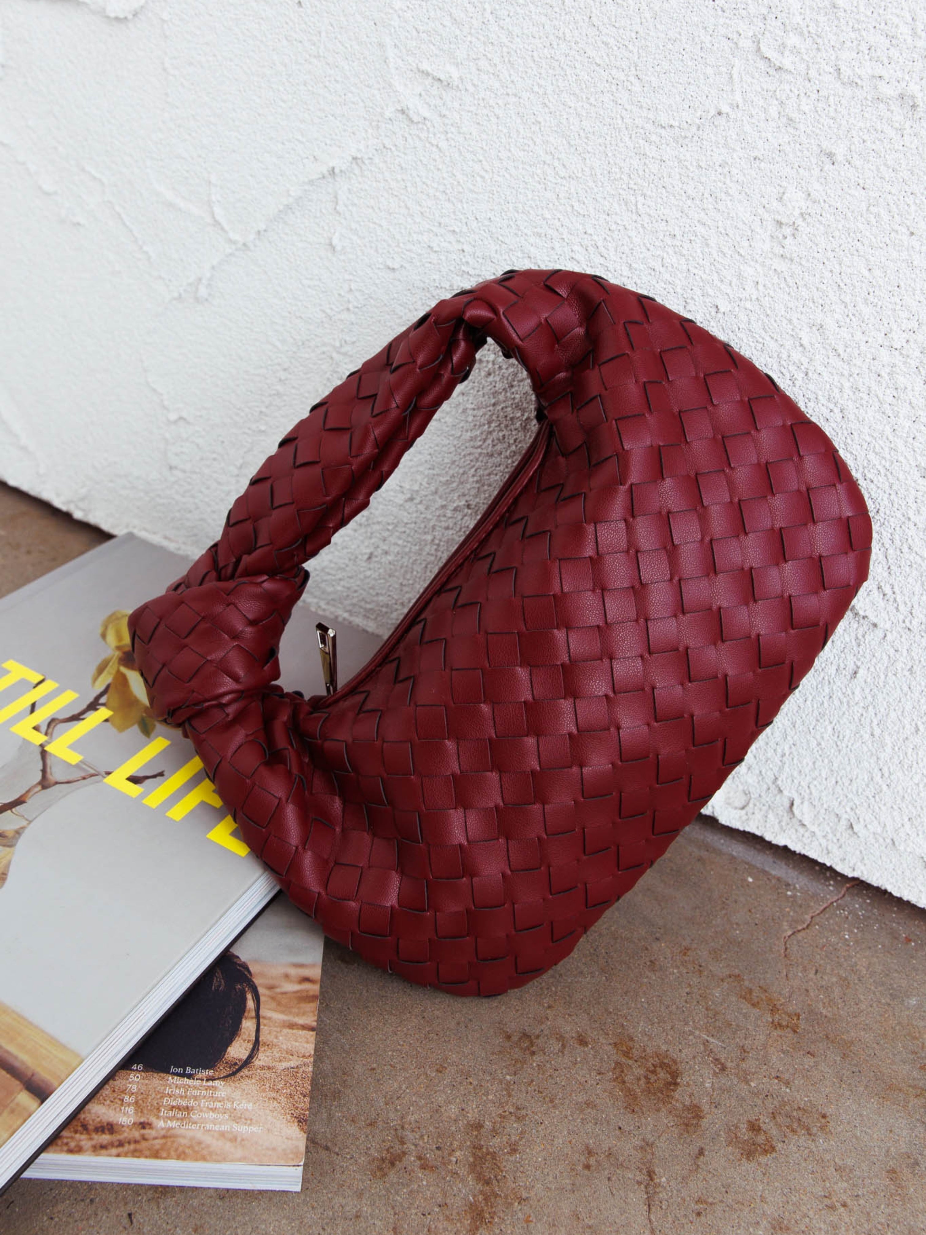 Mini Braided Handle Bag | Marigold