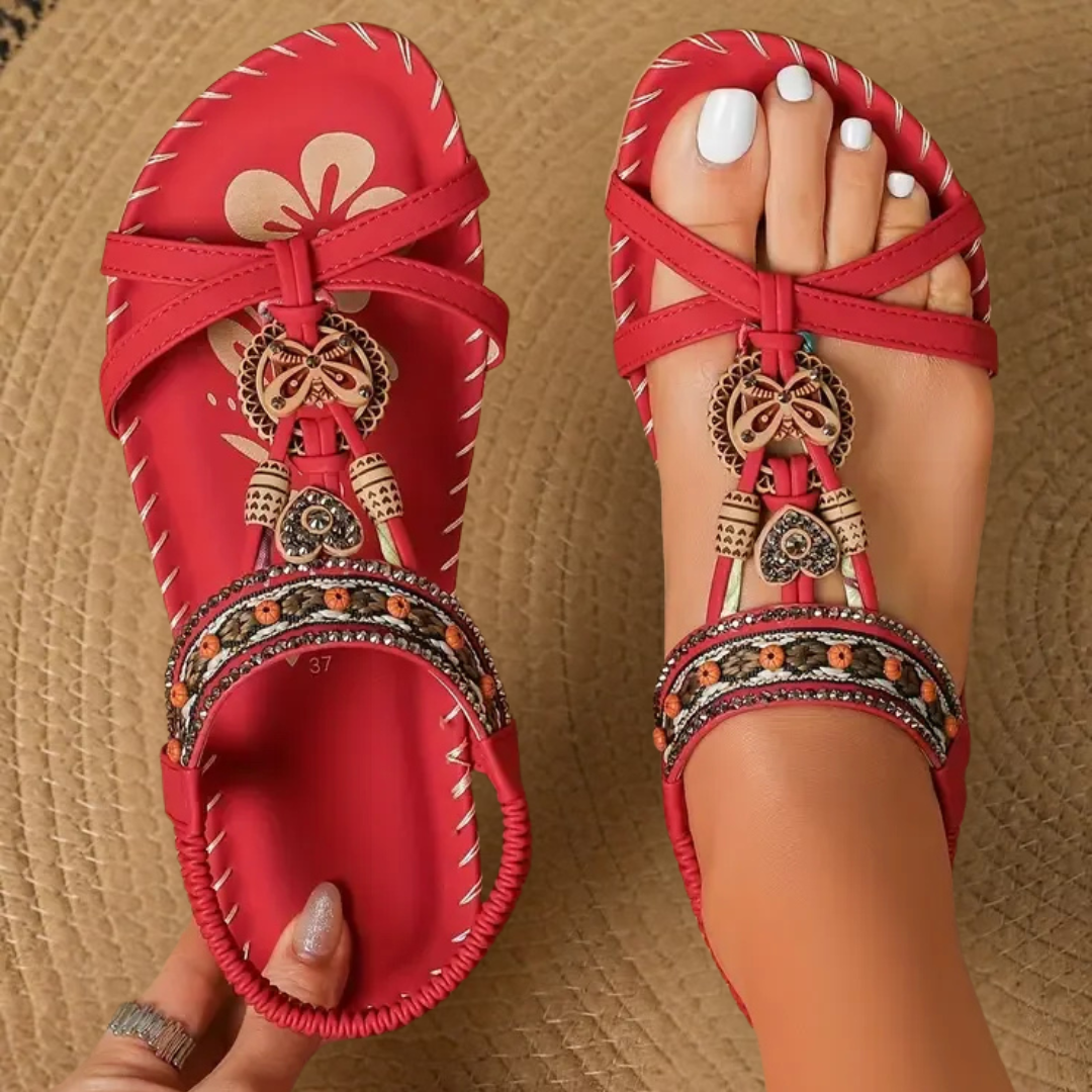 Women's Ibiza-Inspired Orthopedic Comfort Sandals - Nada