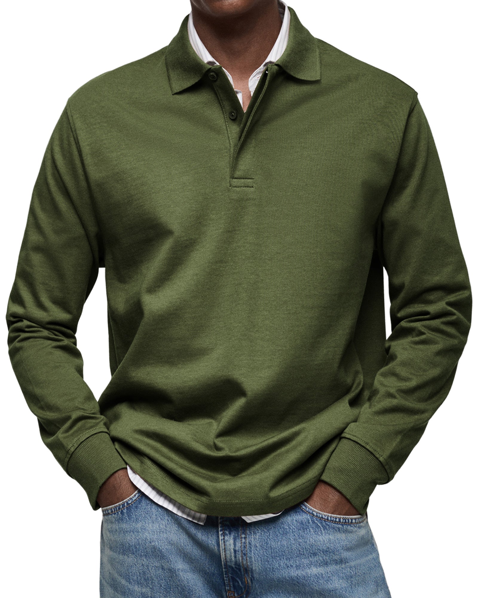 Andres - Luxury Long-Sleeve Polo