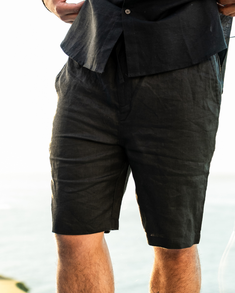 Blanca - Premium Linen Shorts