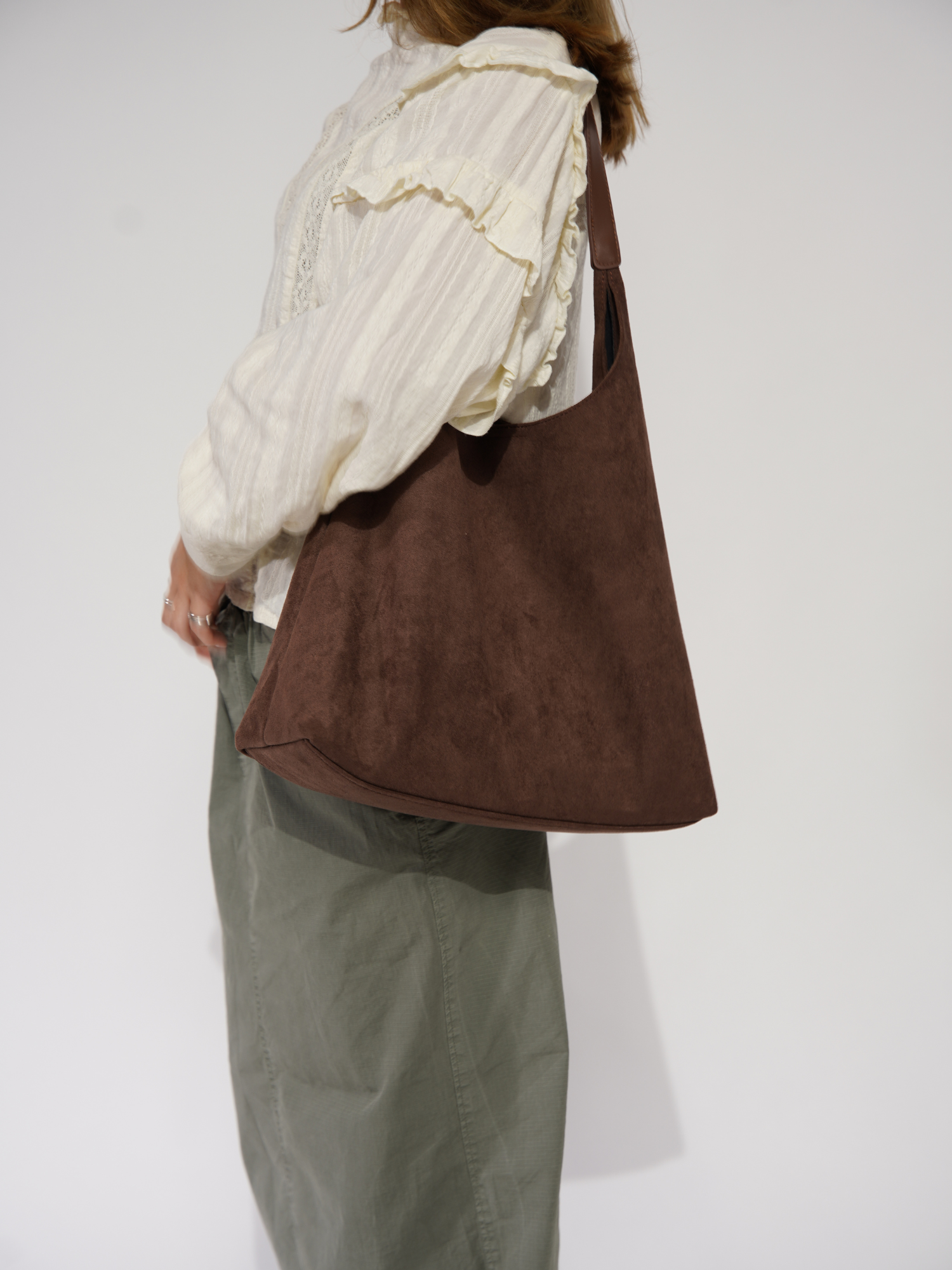 Suede Everyday Tote | Quinn