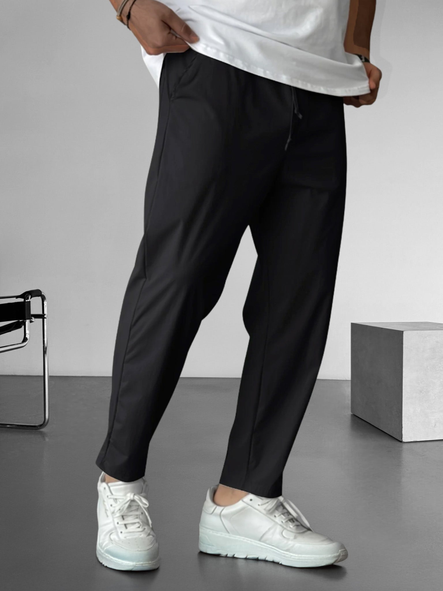 Edo - Essential Tapered Drawstring Trousers