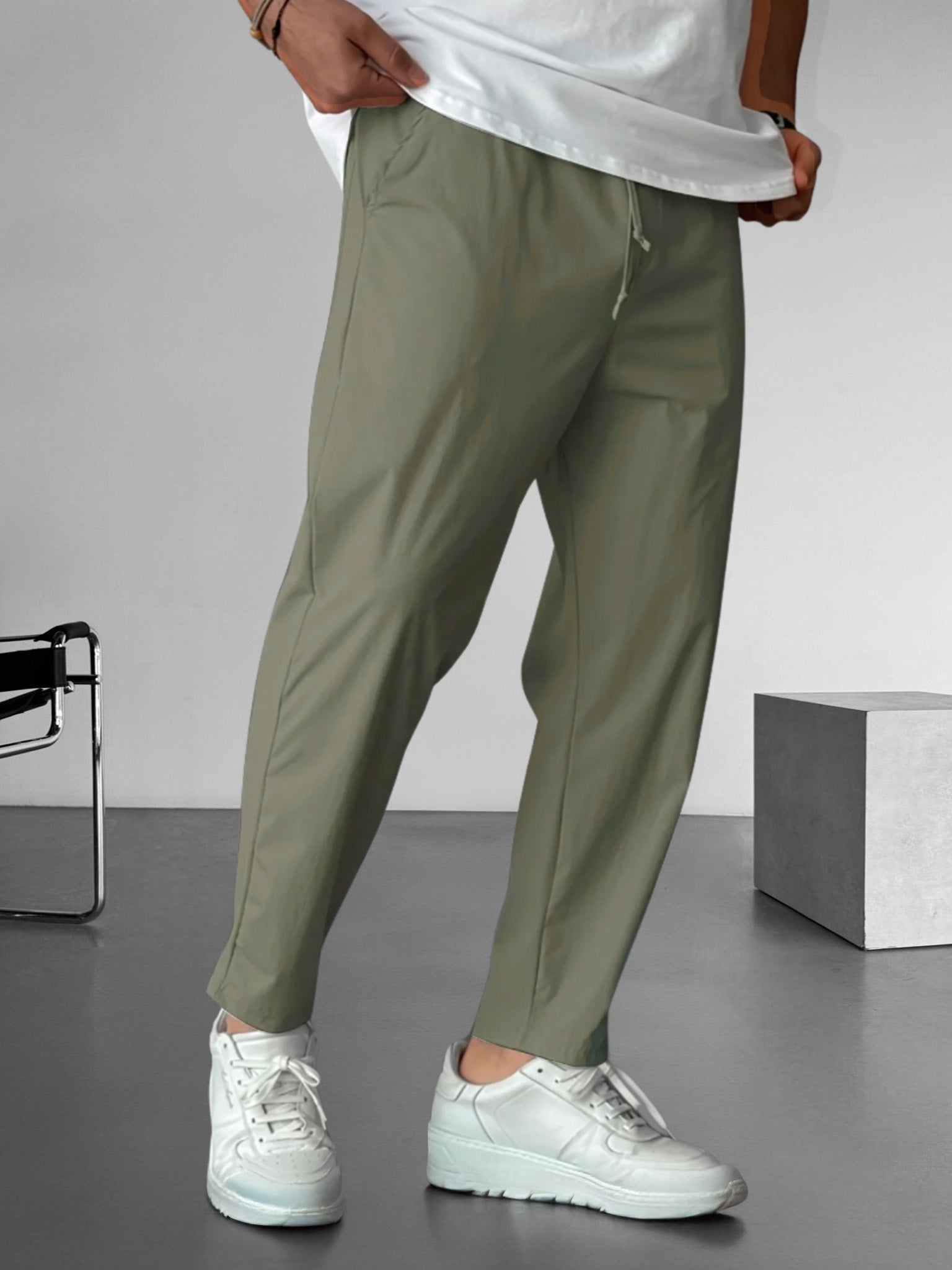 Edo - Essential Tapered Drawstring Trousers