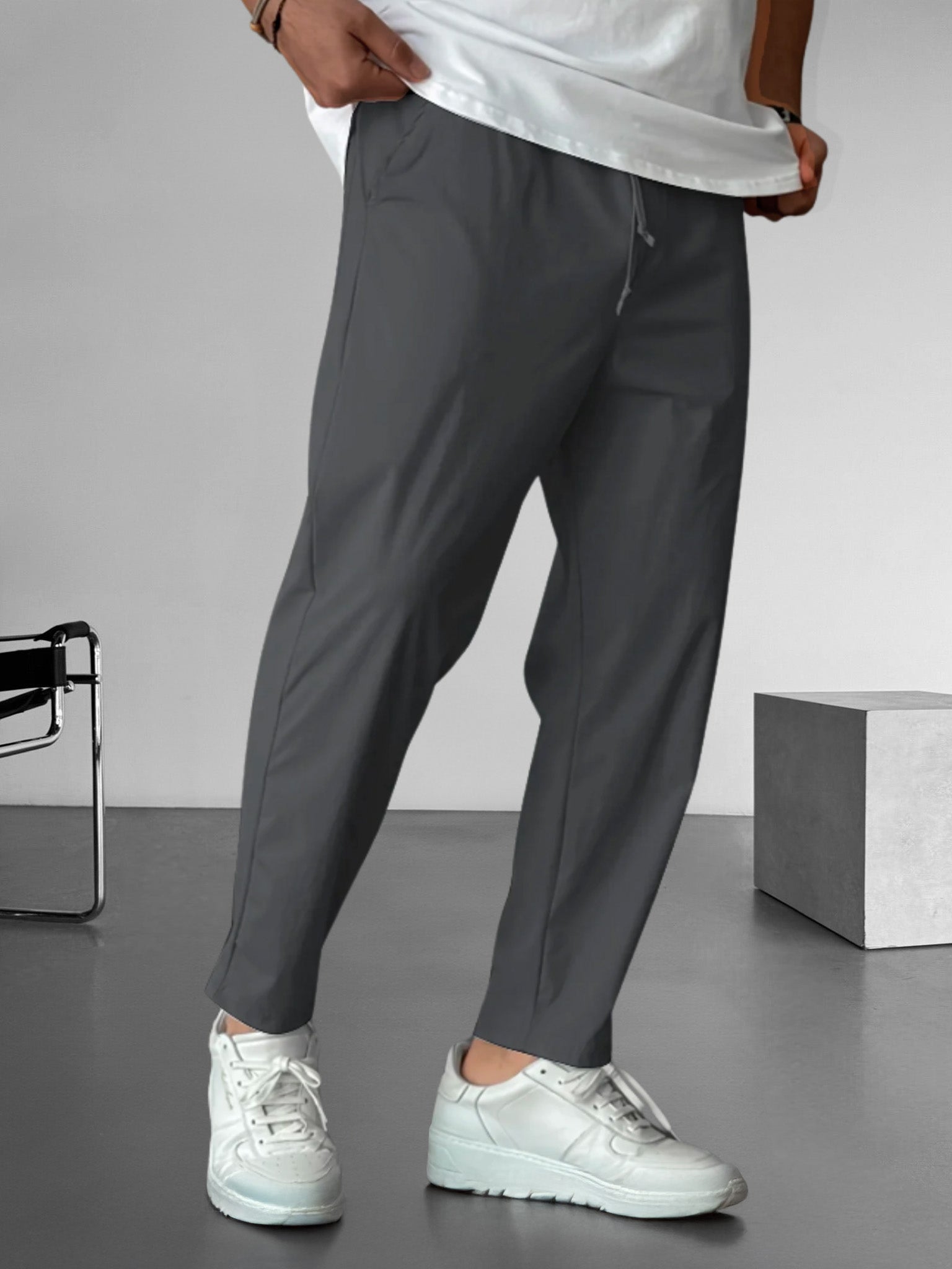 Edo - Essential Tapered Drawstring Trousers