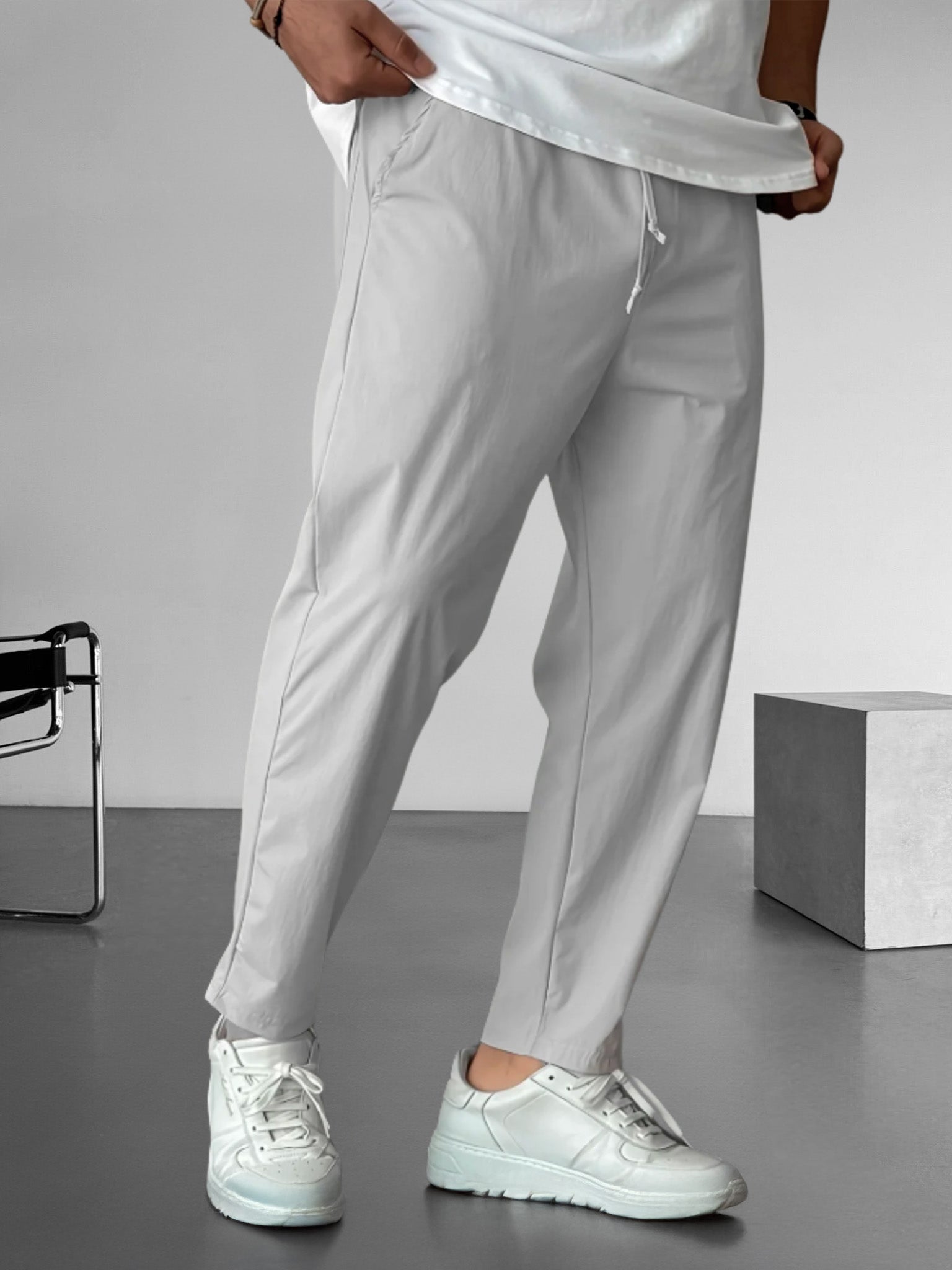 Edo - Essential Tapered Drawstring Trousers