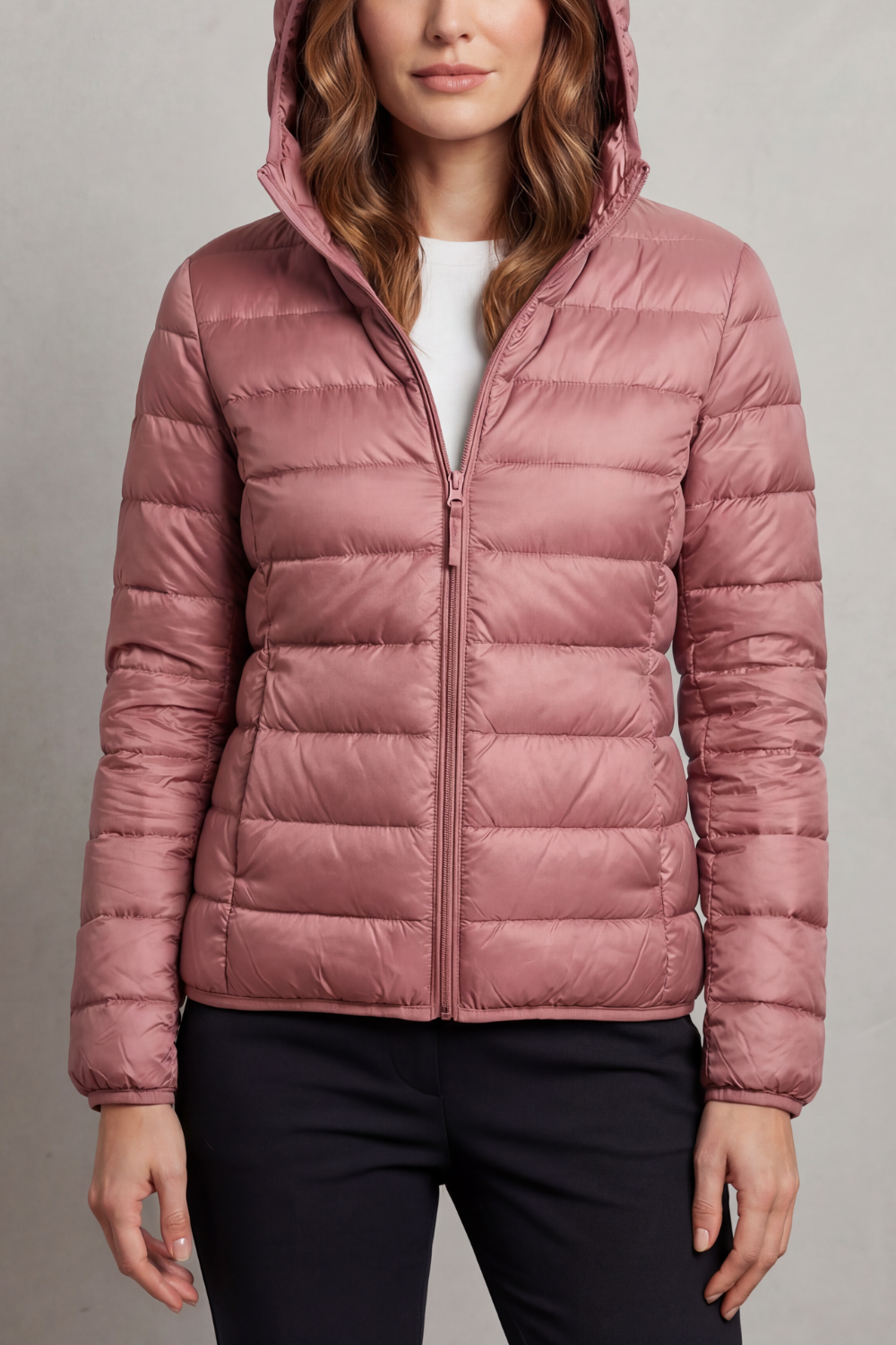 Women's Lightweight Packable Hooded Puffer Jacket - Aela