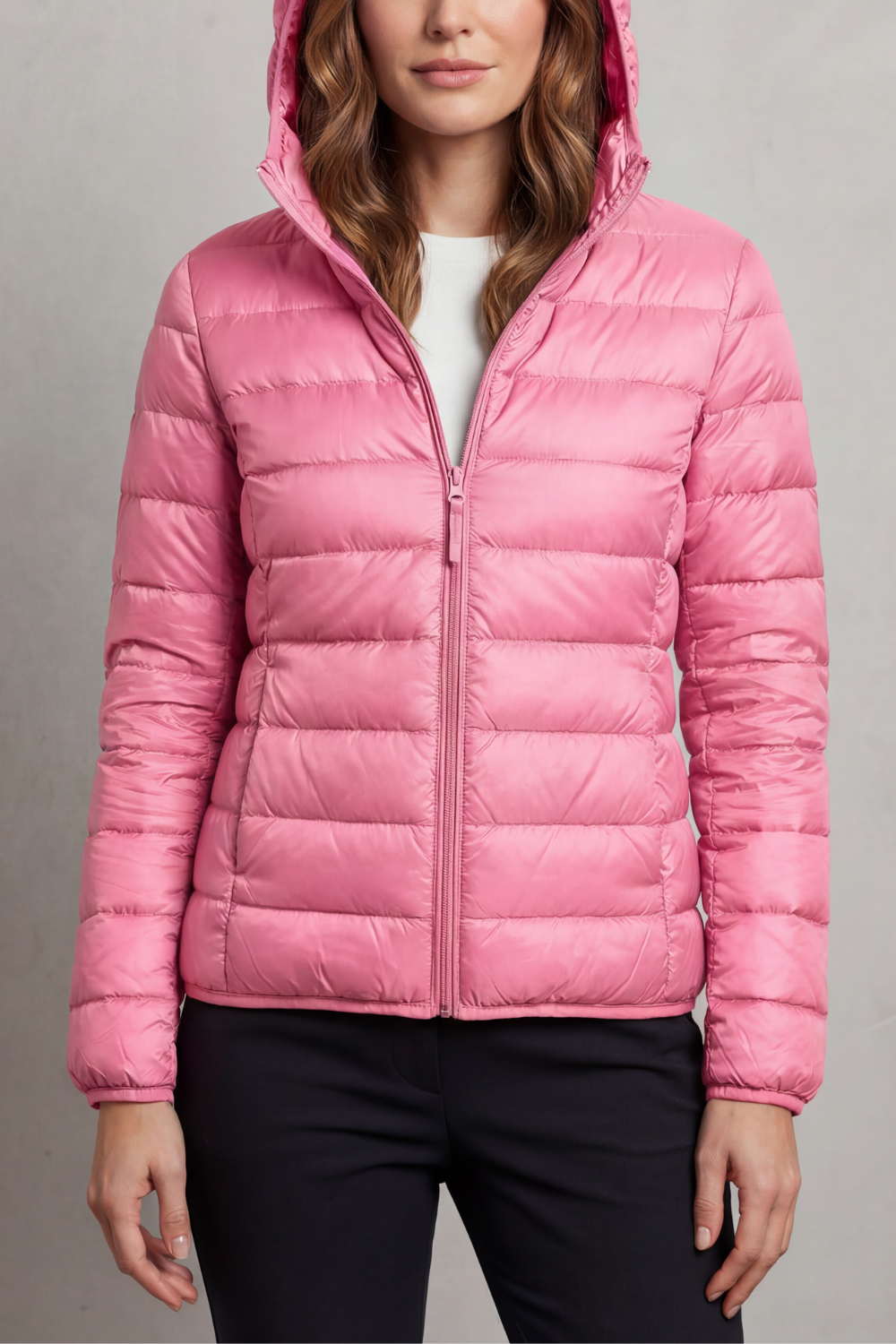 Women's Lightweight Packable Hooded Puffer Jacket - Aela