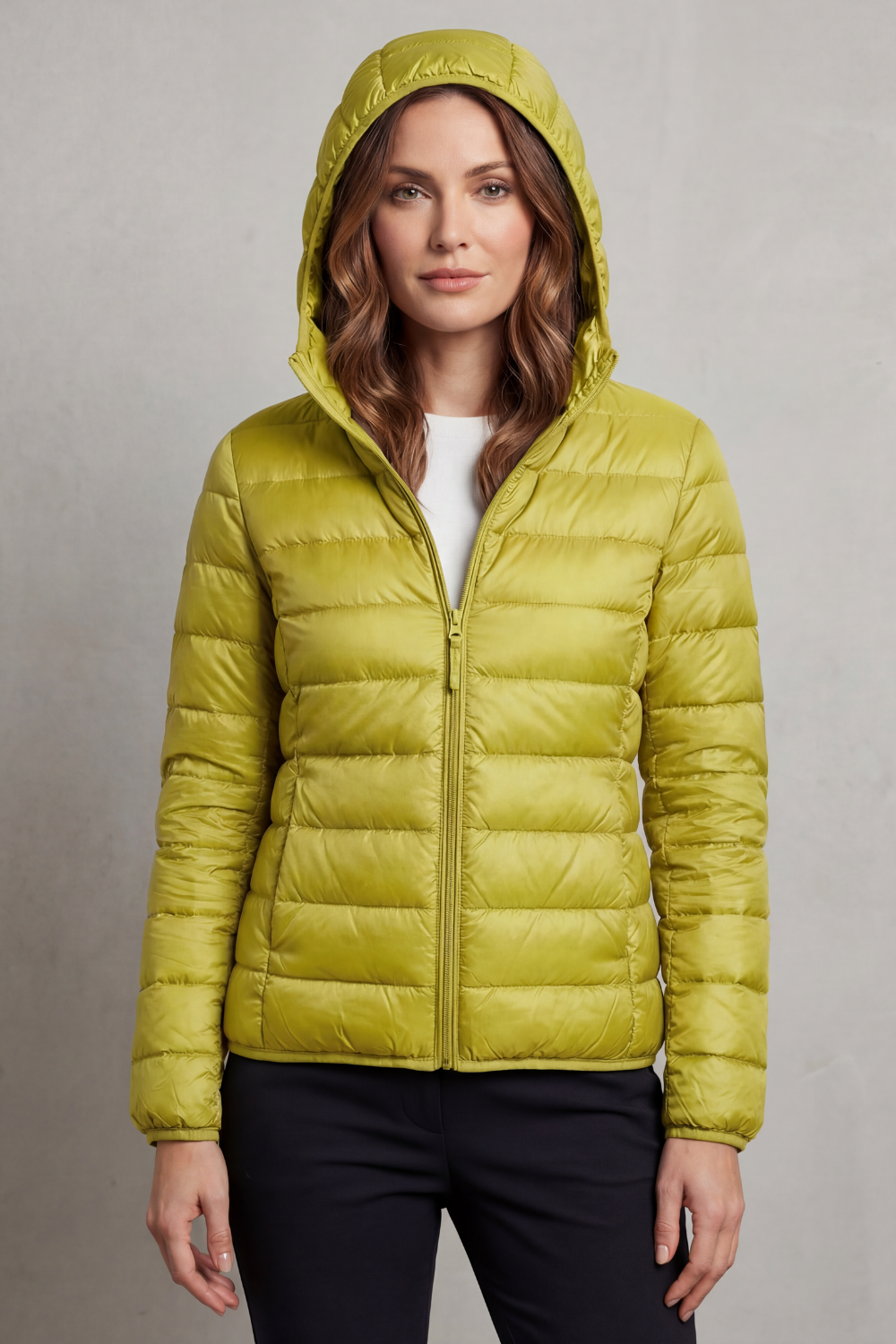 Women's Lightweight Packable Hooded Puffer Jacket - Aela