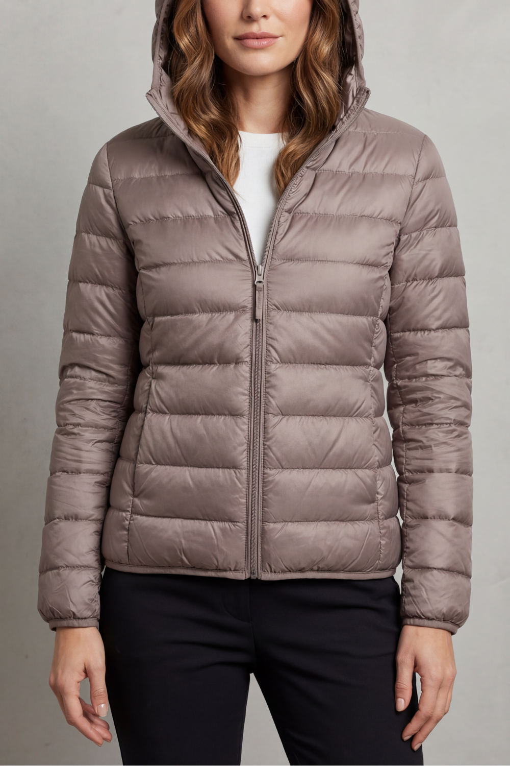 Women's Lightweight Packable Hooded Puffer Jacket - Aela