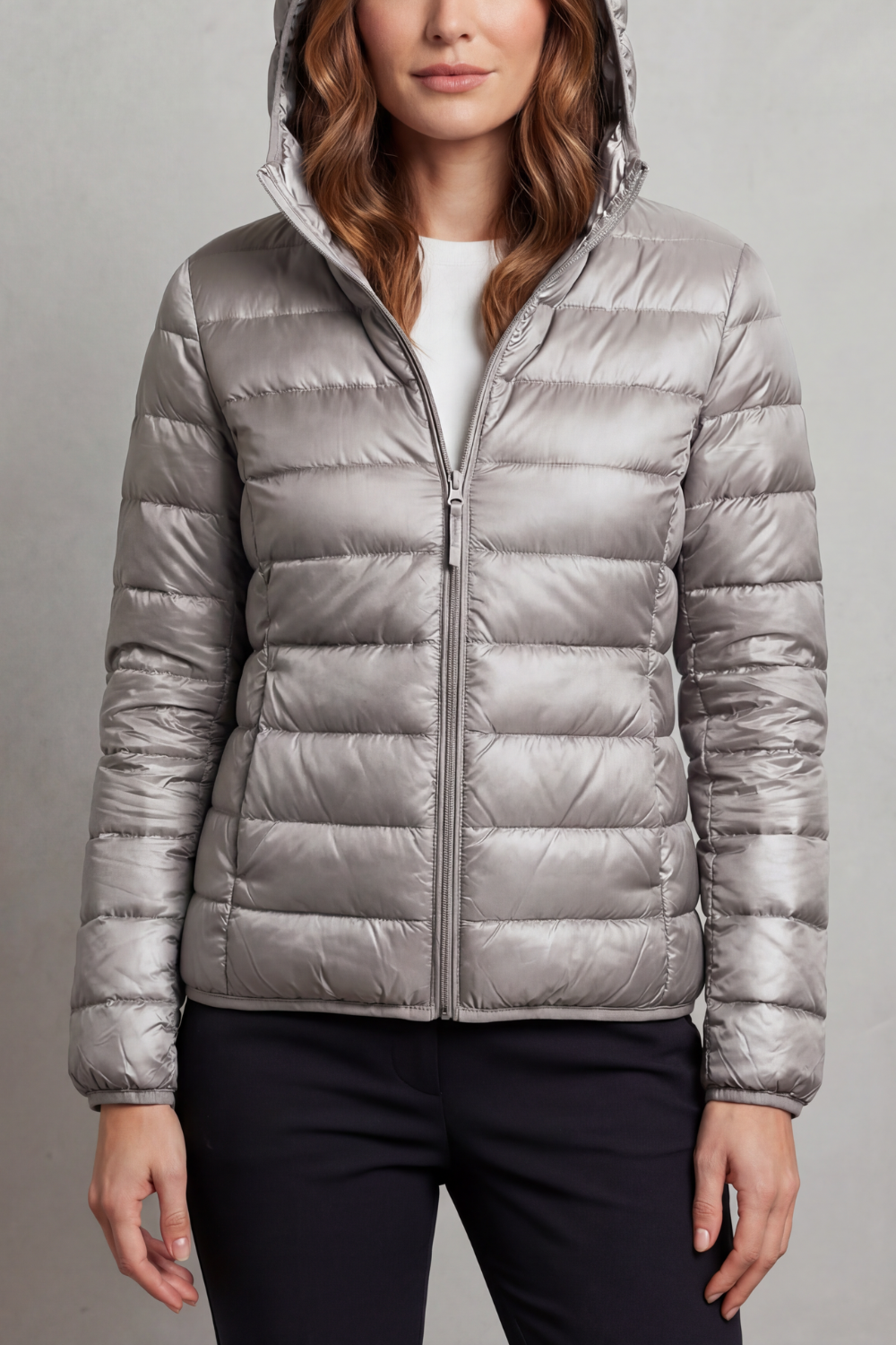 Women's Lightweight Packable Hooded Puffer Jacket - Aela