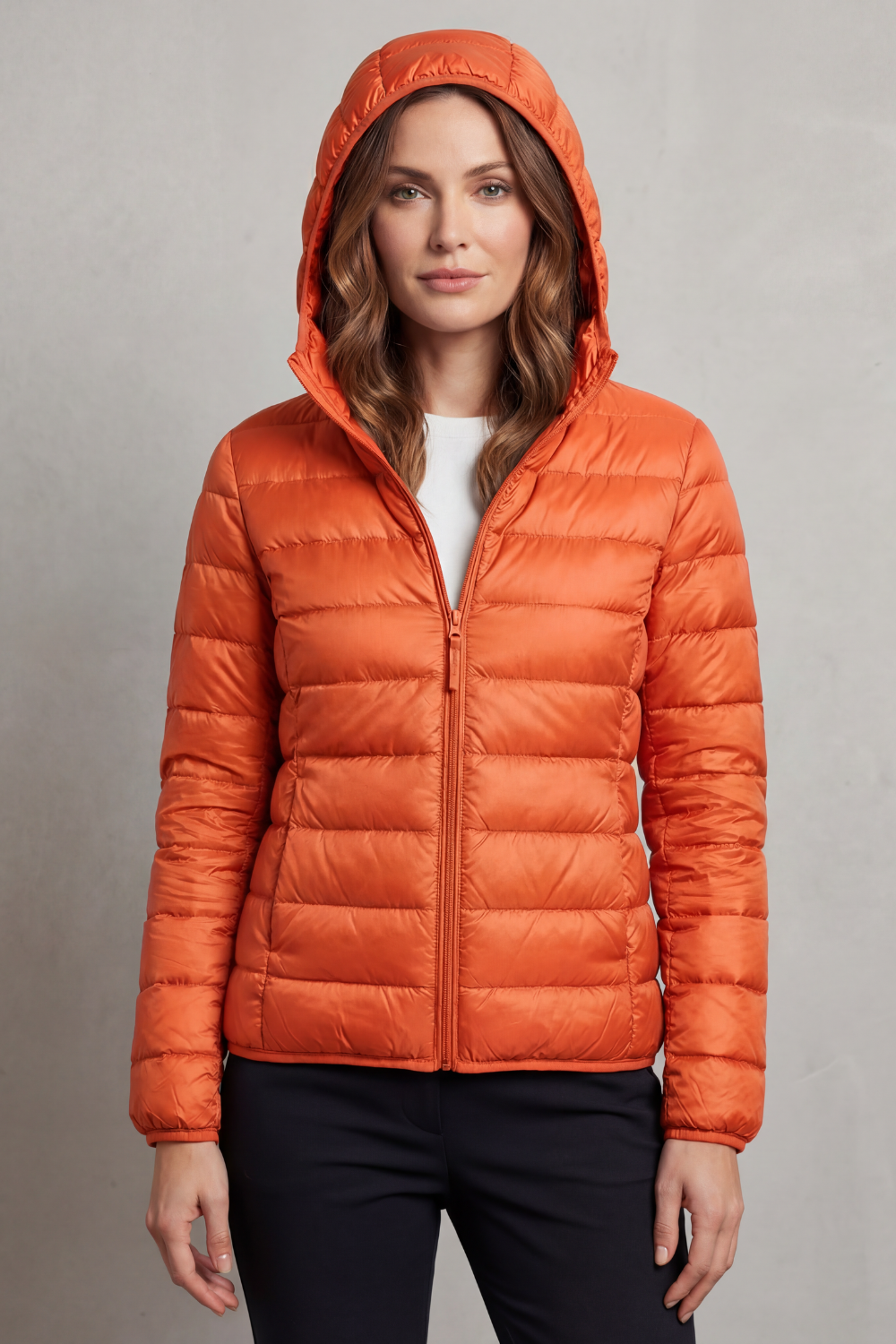 Women's Lightweight Packable Hooded Puffer Jacket - Aela