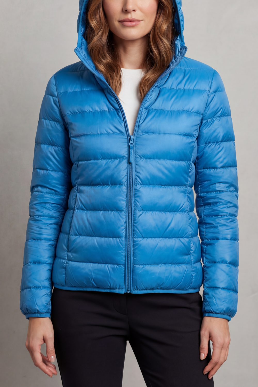 Women's Lightweight Packable Hooded Puffer Jacket - Aela