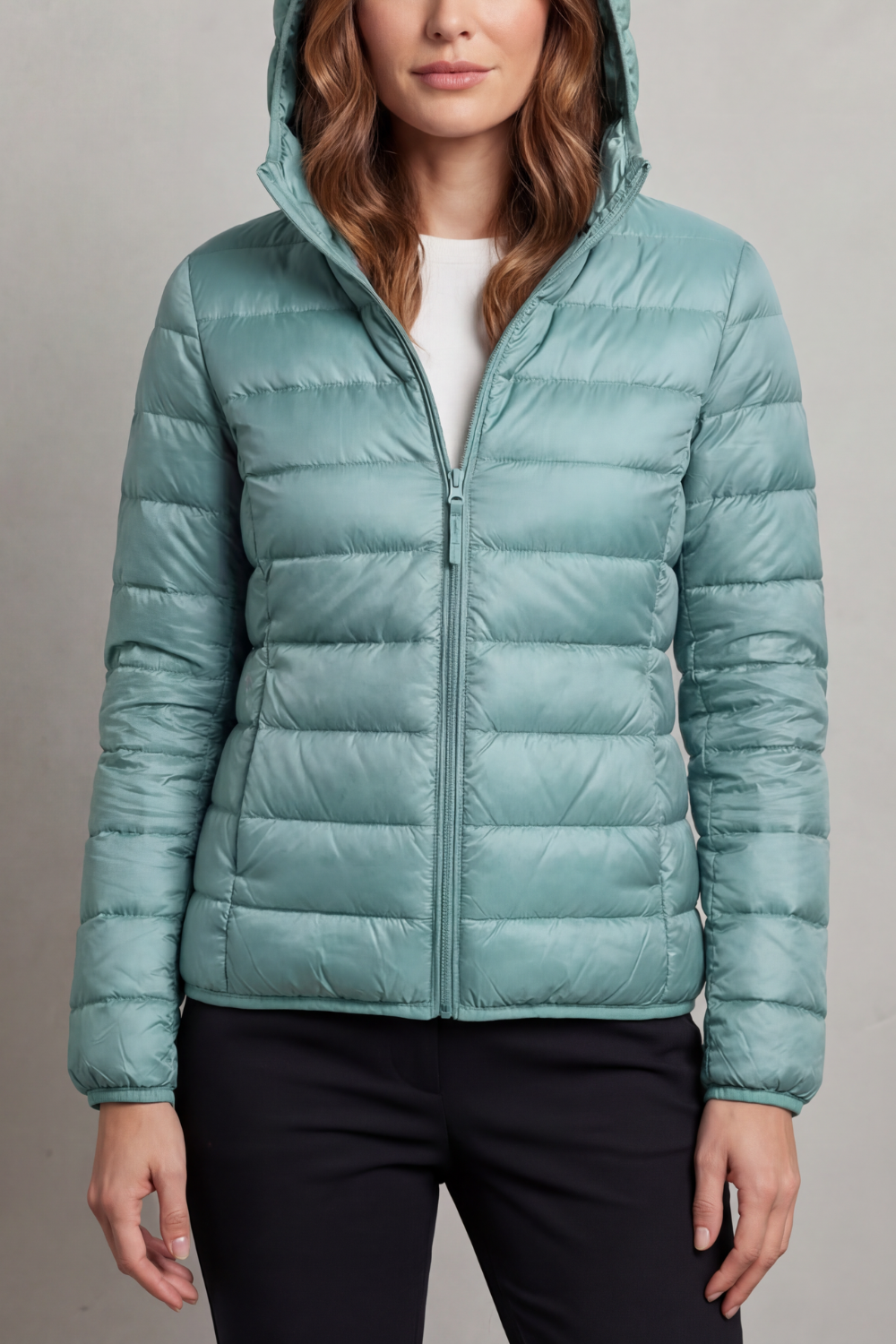 Women's Lightweight Packable Hooded Puffer Jacket - Aela