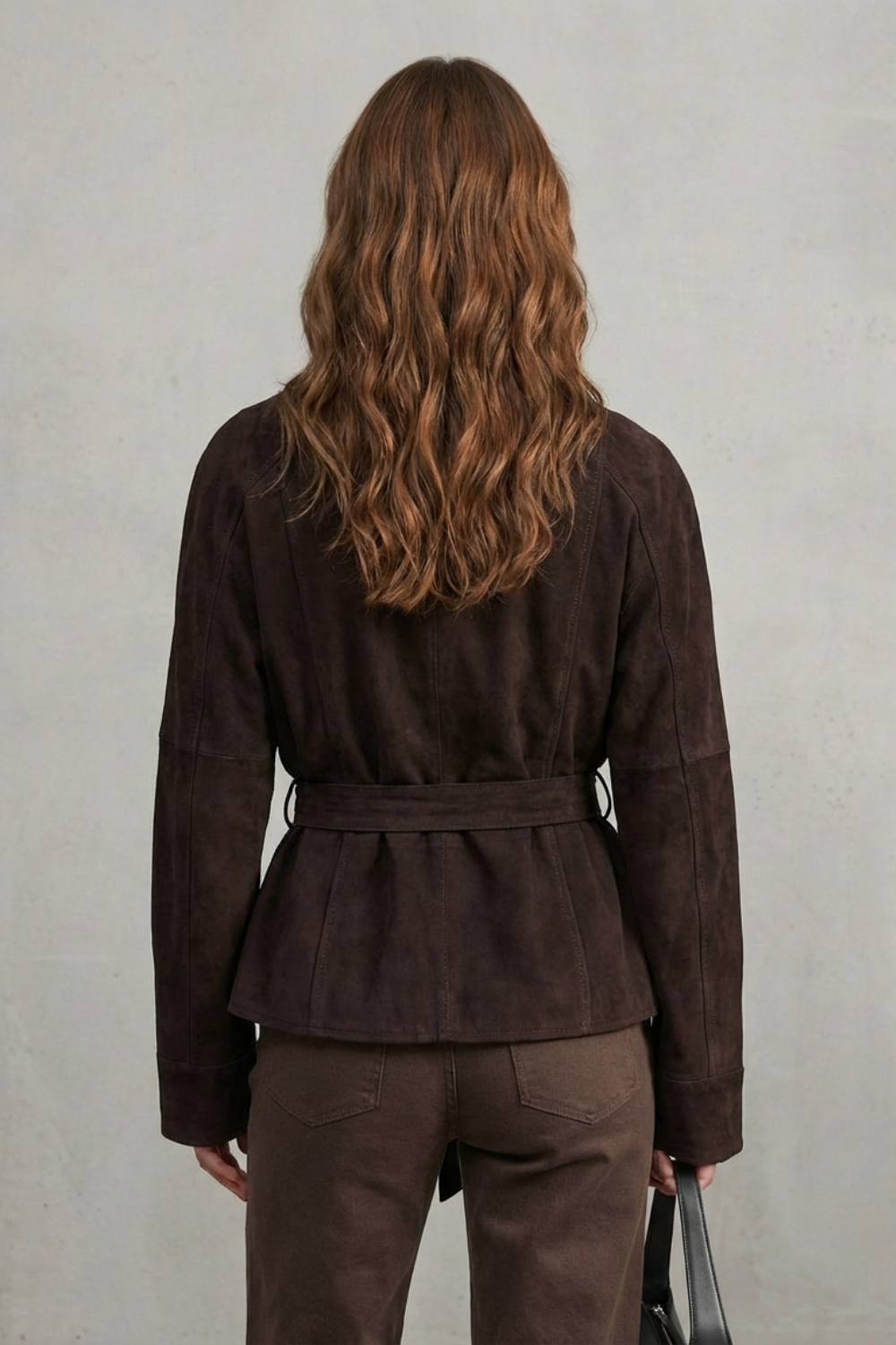 Women's French Elegance Cropped Double-Breasted Wool Jacket - Alette