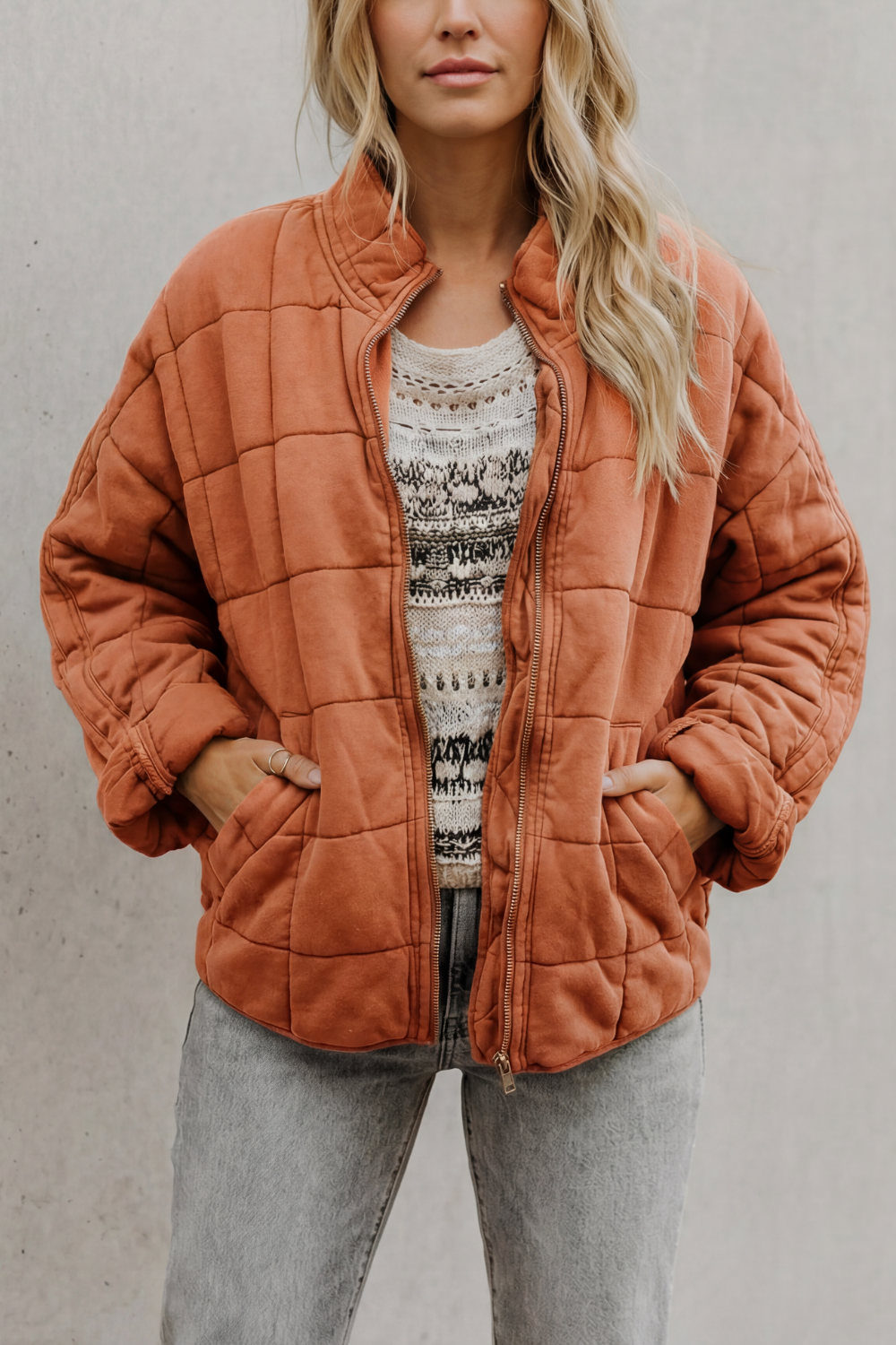 Women's Cozy Quilted Everyday Jacket - Ashwell