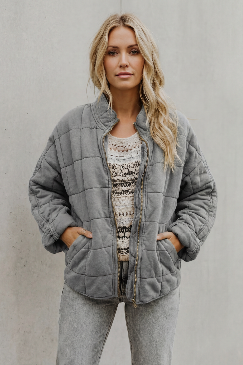 Women's Cozy Quilted Everyday Jacket - Ashwell