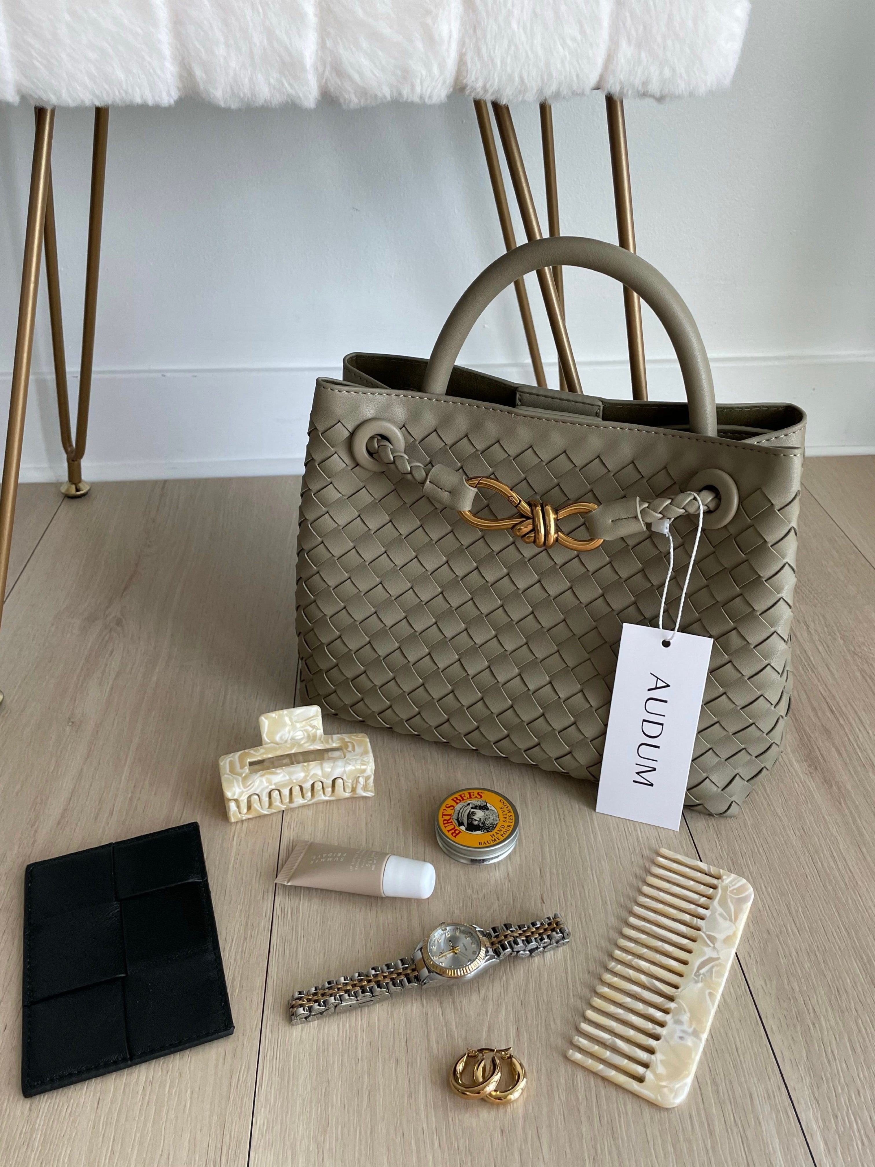 Small Woven Tote | Brielle