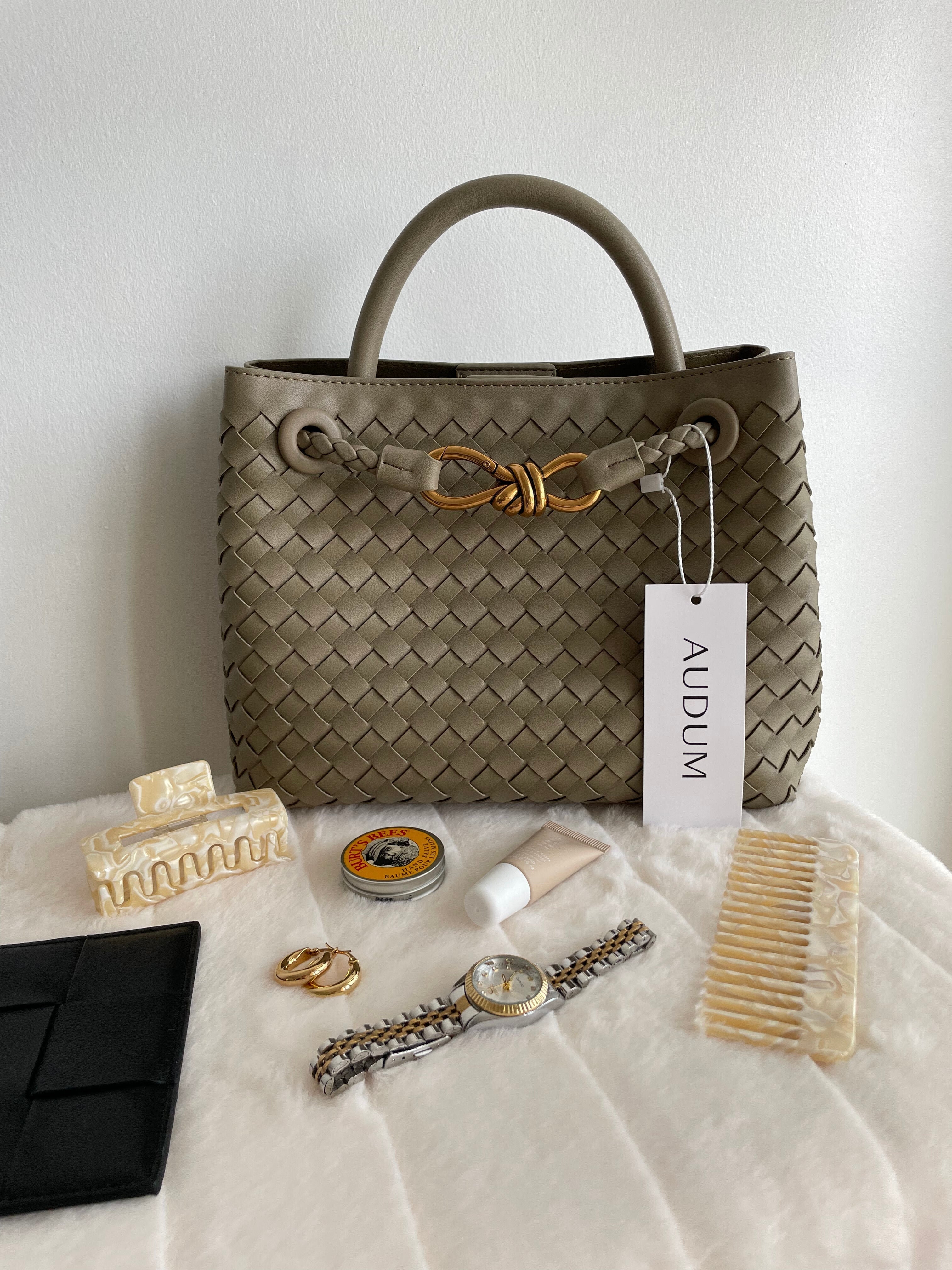 Small Woven Tote | Brielle