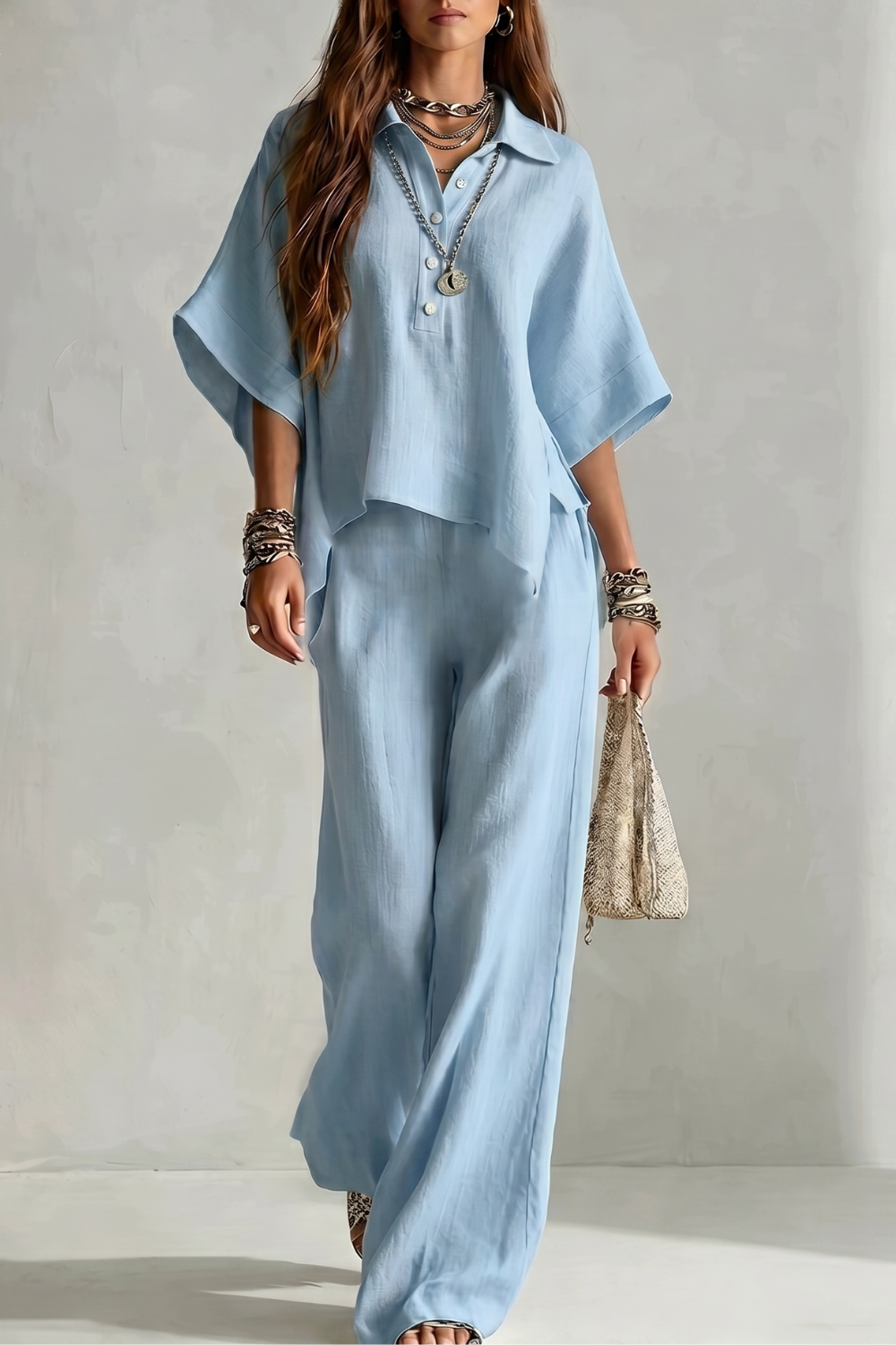 Light Blue colorway, full-length view