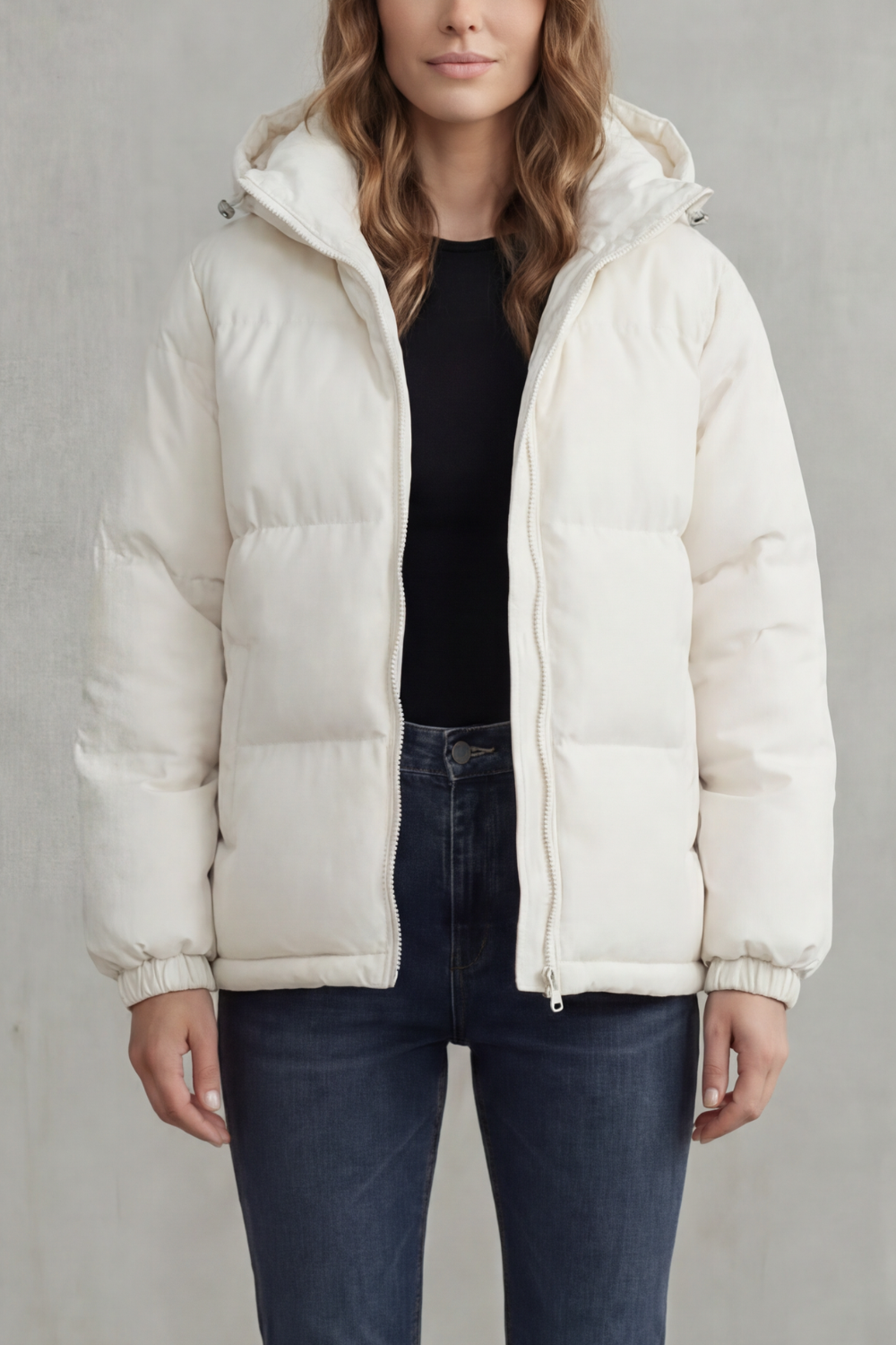 Women's Cozy Quilted Hooded Puffer Jacket - Caeloria