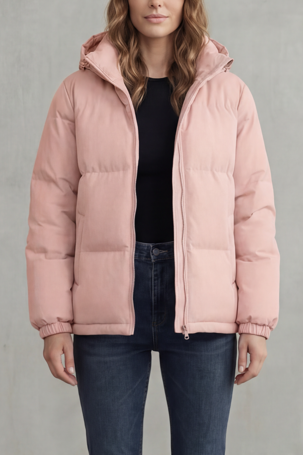 Women's Cozy Quilted Hooded Puffer Jacket - Caeloria
