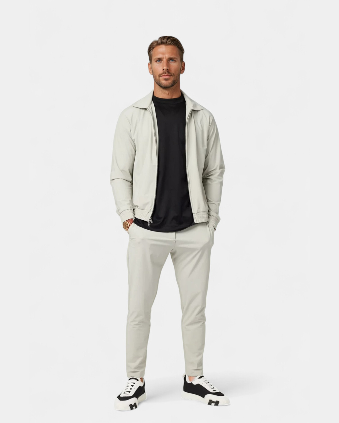 Marbella Tech Suit - Ice Gray