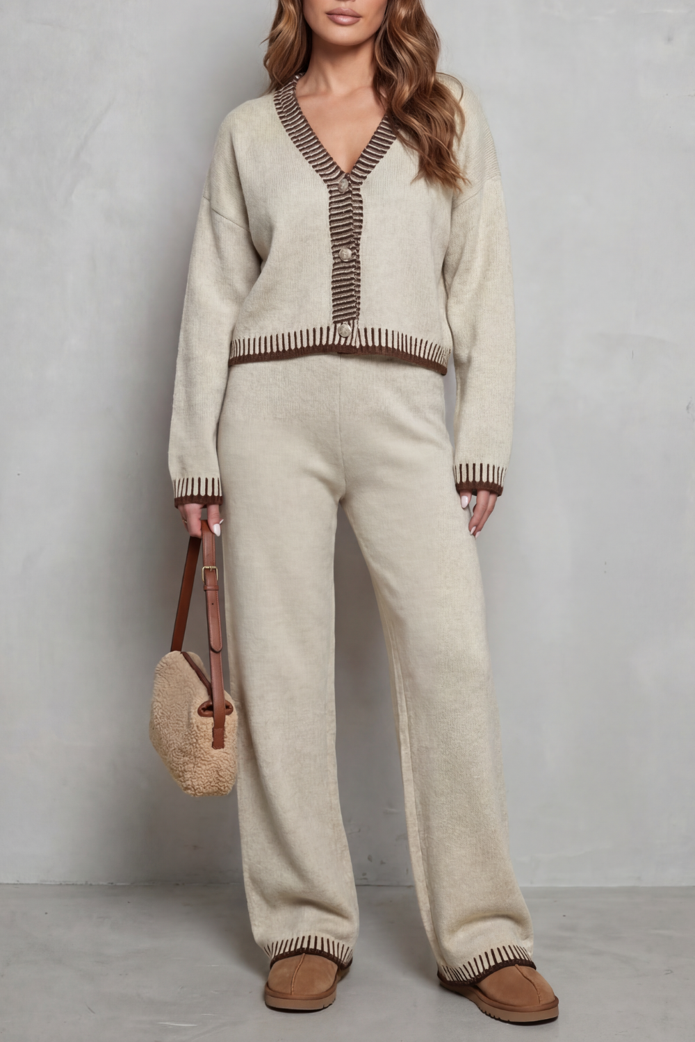 Khaki colorway, full-length view