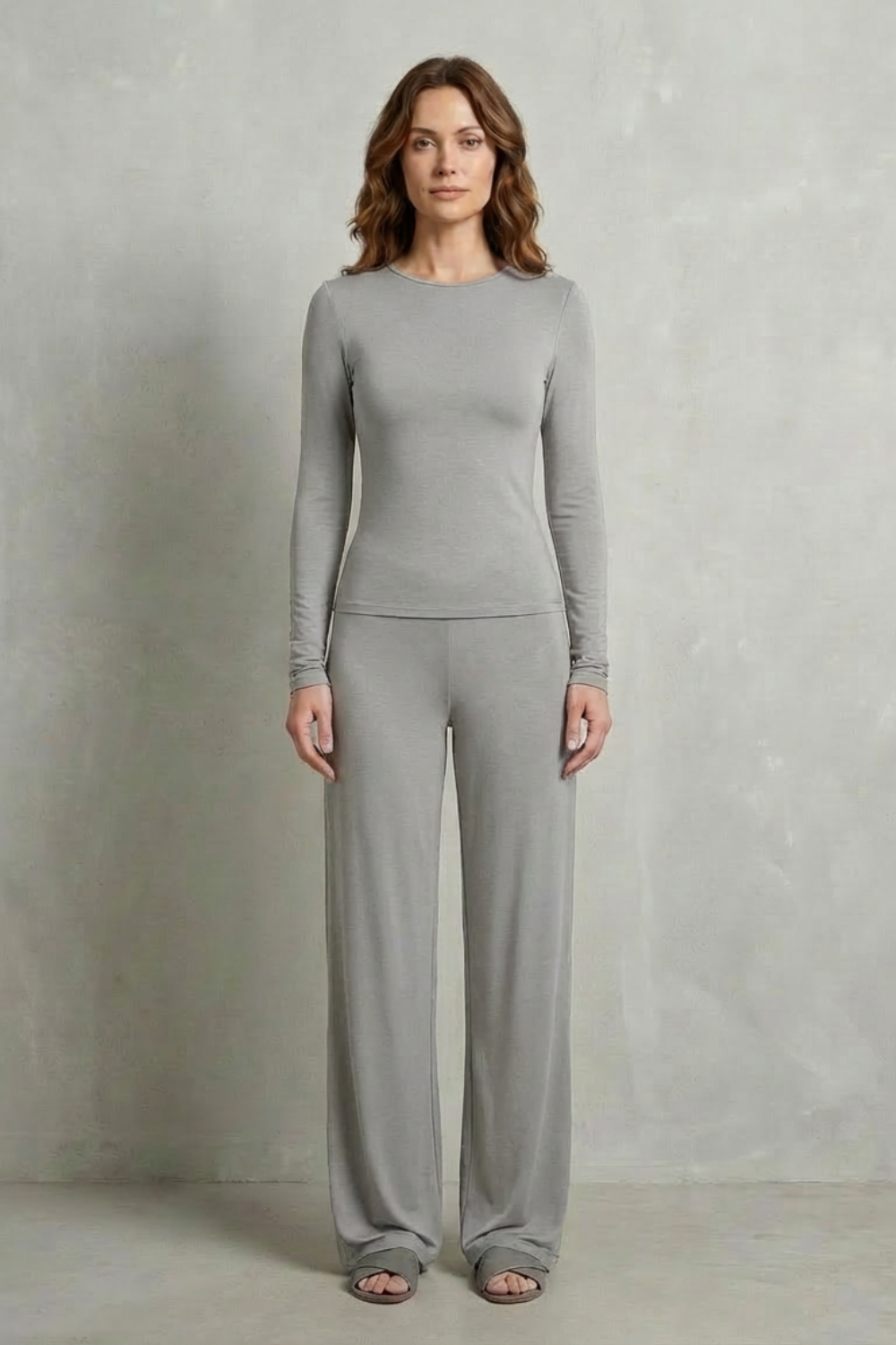 Close-up of the fitted top and defined waistline