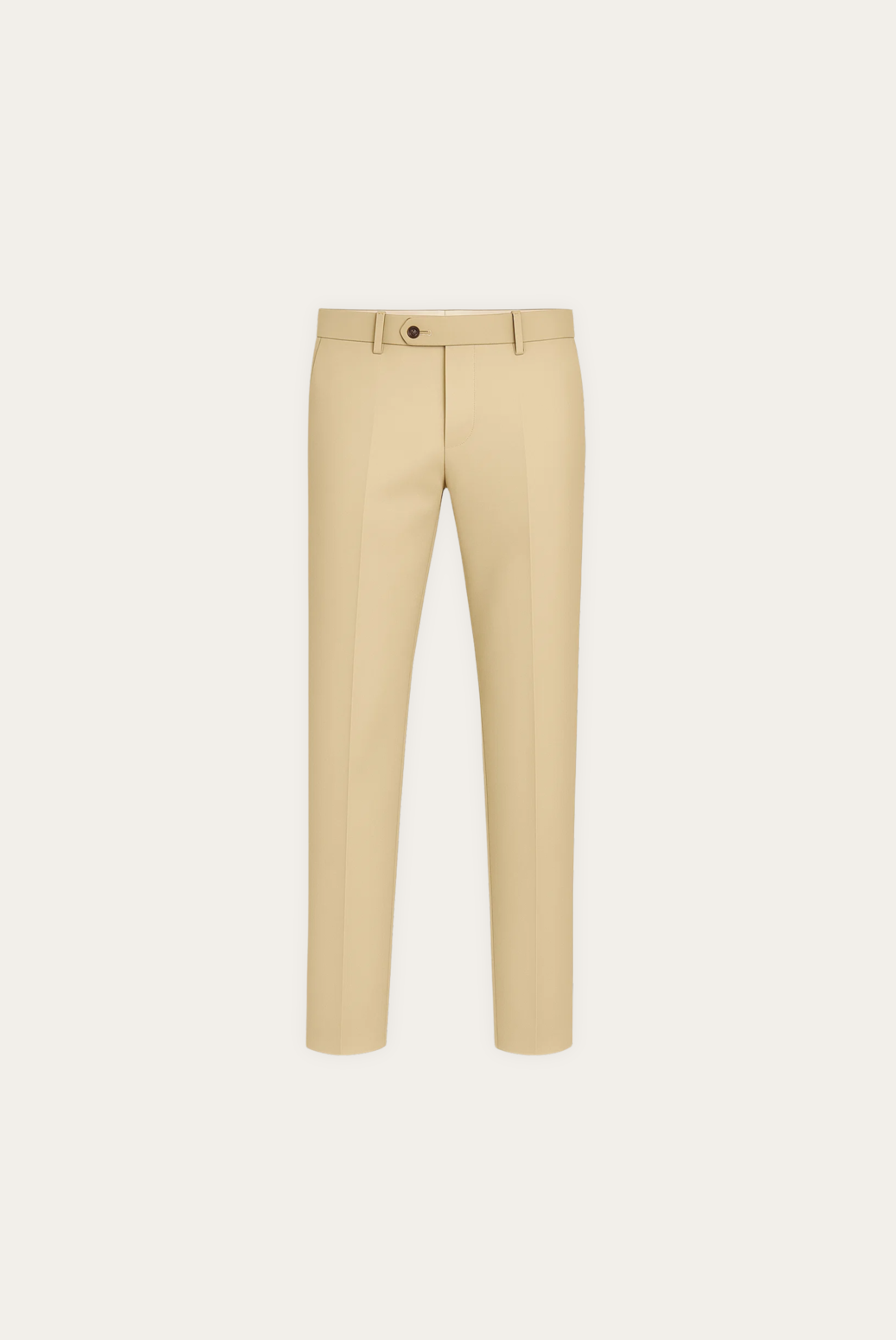 Premium Beige Elastic Pantalon