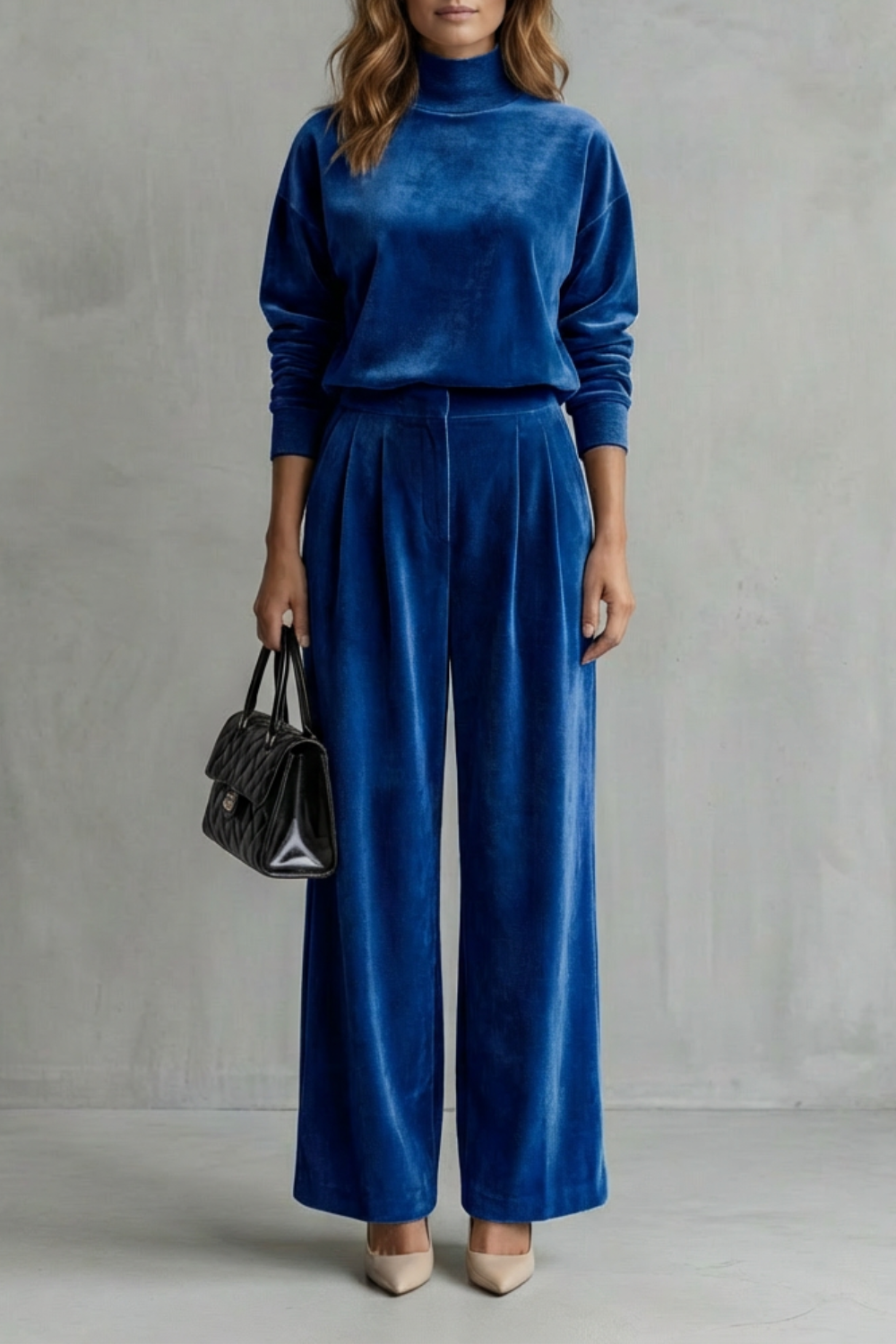 Black colorway, full-length view