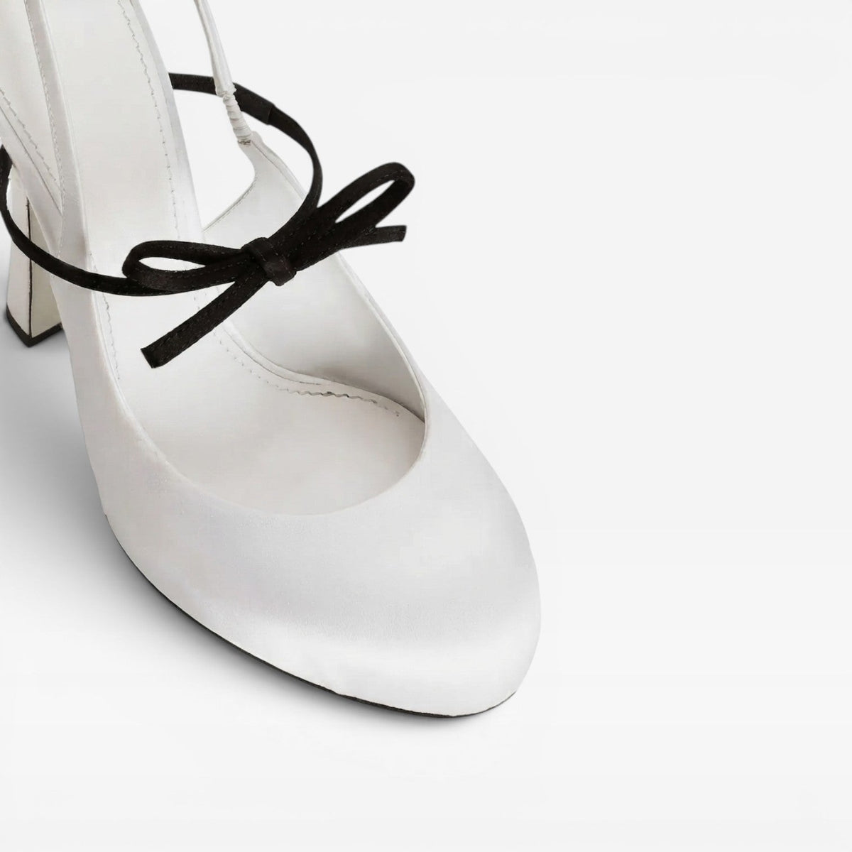 Women's Sculpted Heel Pumps with Bow – Ankle Strap Party Shoes | Fordham