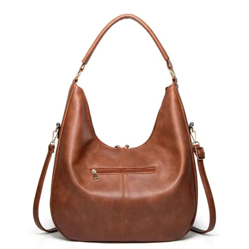 Women's Vintage Leather Shoulder Bag | Brunhilde