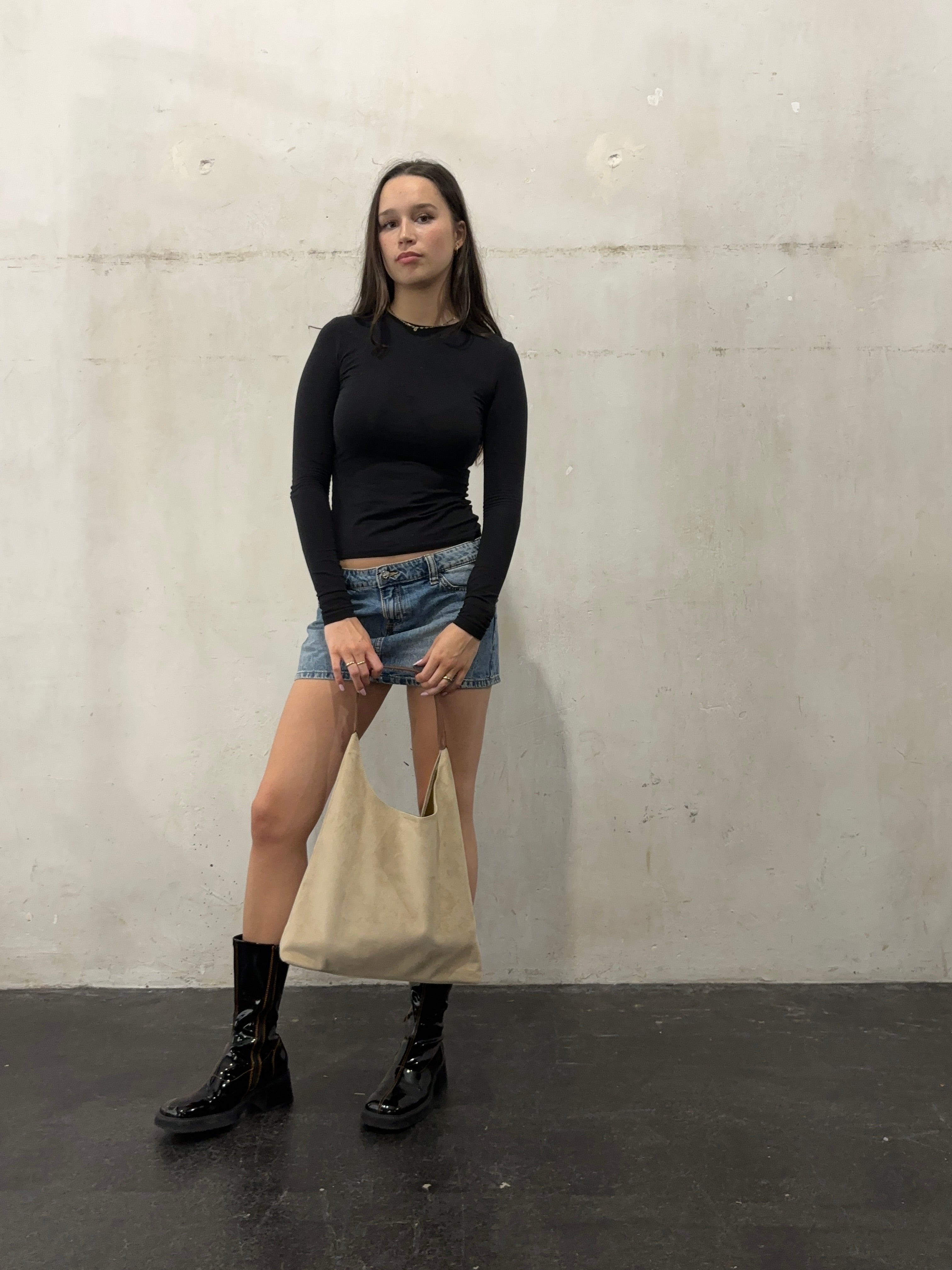 Suede Everyday Tote | Quinn