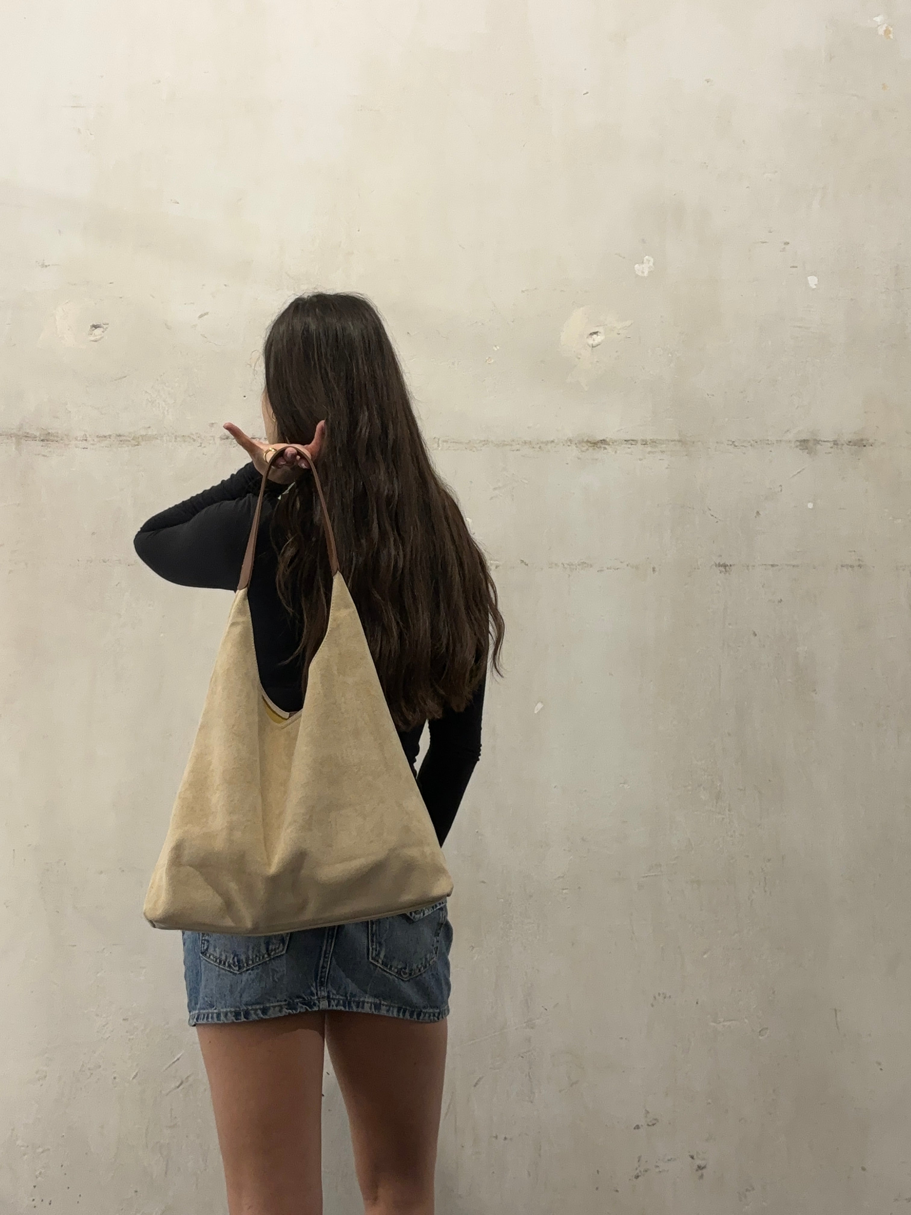 Suede Everyday Tote | Quinn