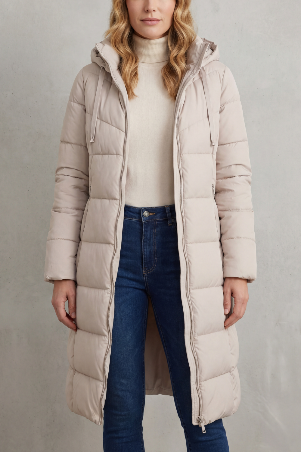 Women's Cozy Longline Puffer Jacket - Langley