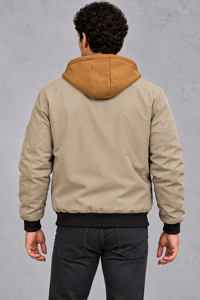 Men's Insulated Winter Shell Jacket – Stone