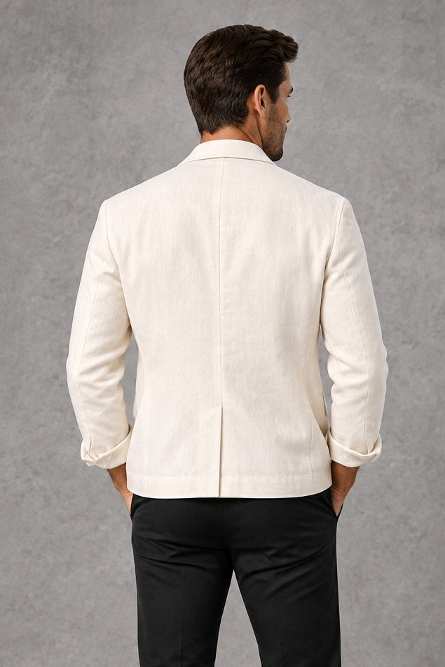 Men's Slim-Fit Blazer – Off-White