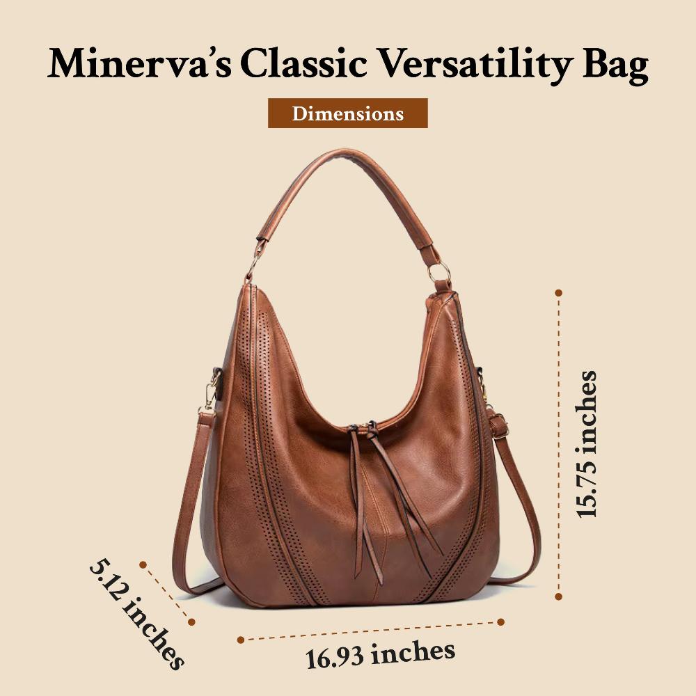 Women's Vintage Leather Shoulder Bag | Brunhilde