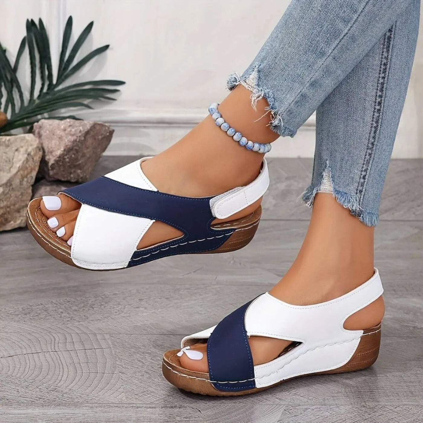 Women's Open Toe Comfort Sandals - Nicole