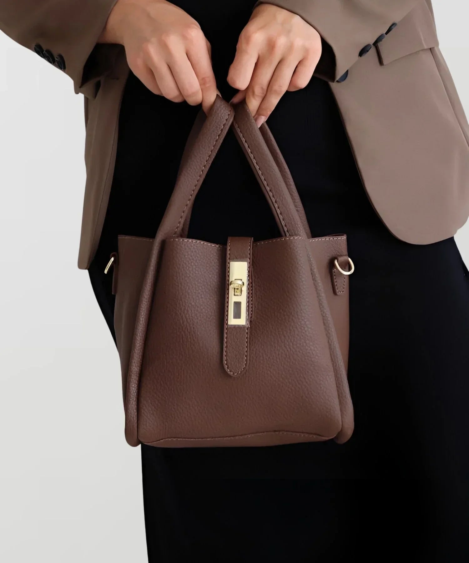 Women's Top Handle Satchel Bag with Adjustable Crossbody Strap for Work & Everyday Use | Isla
